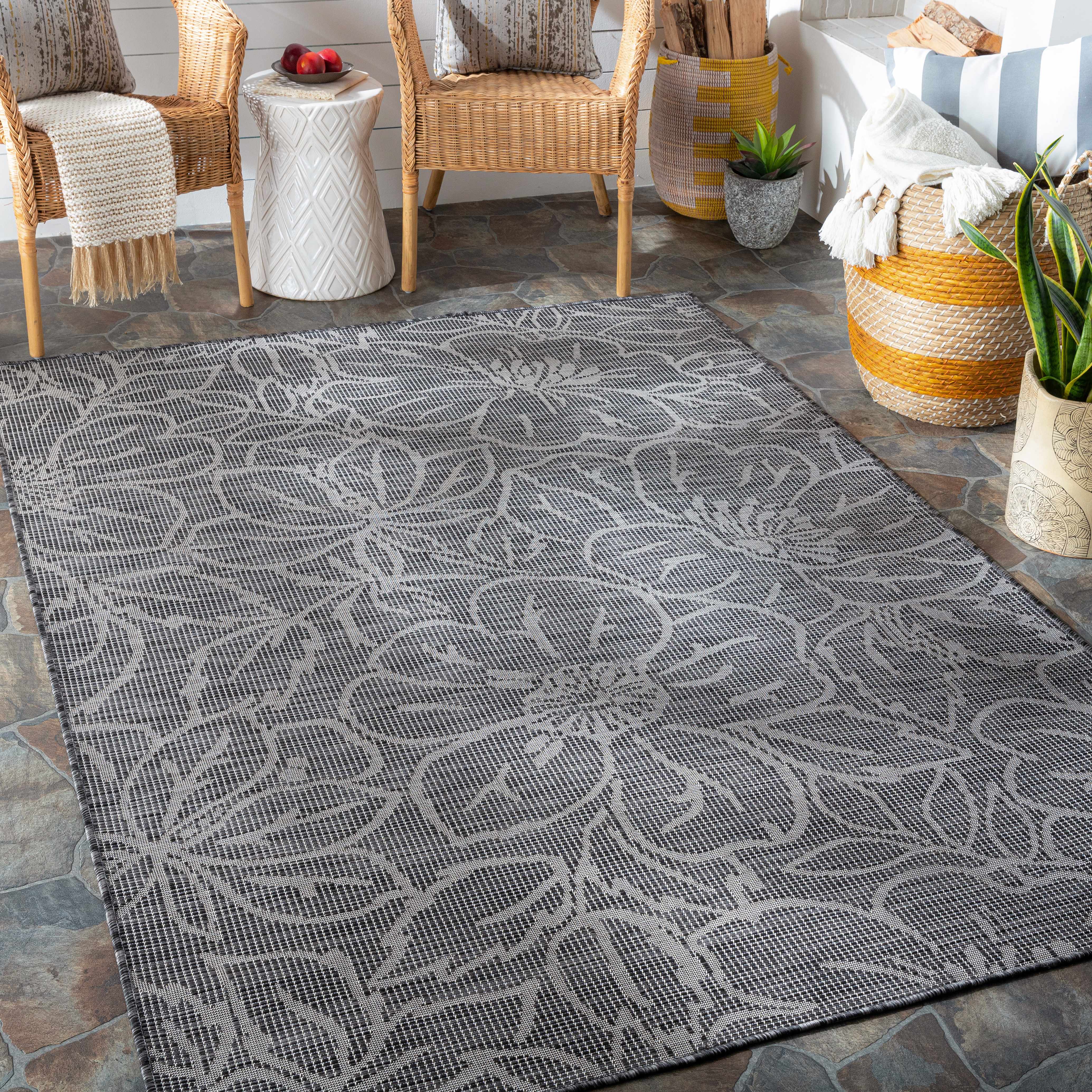 Frenchville 7'8in x 10' Outdoor Area Rug - Hauteloom