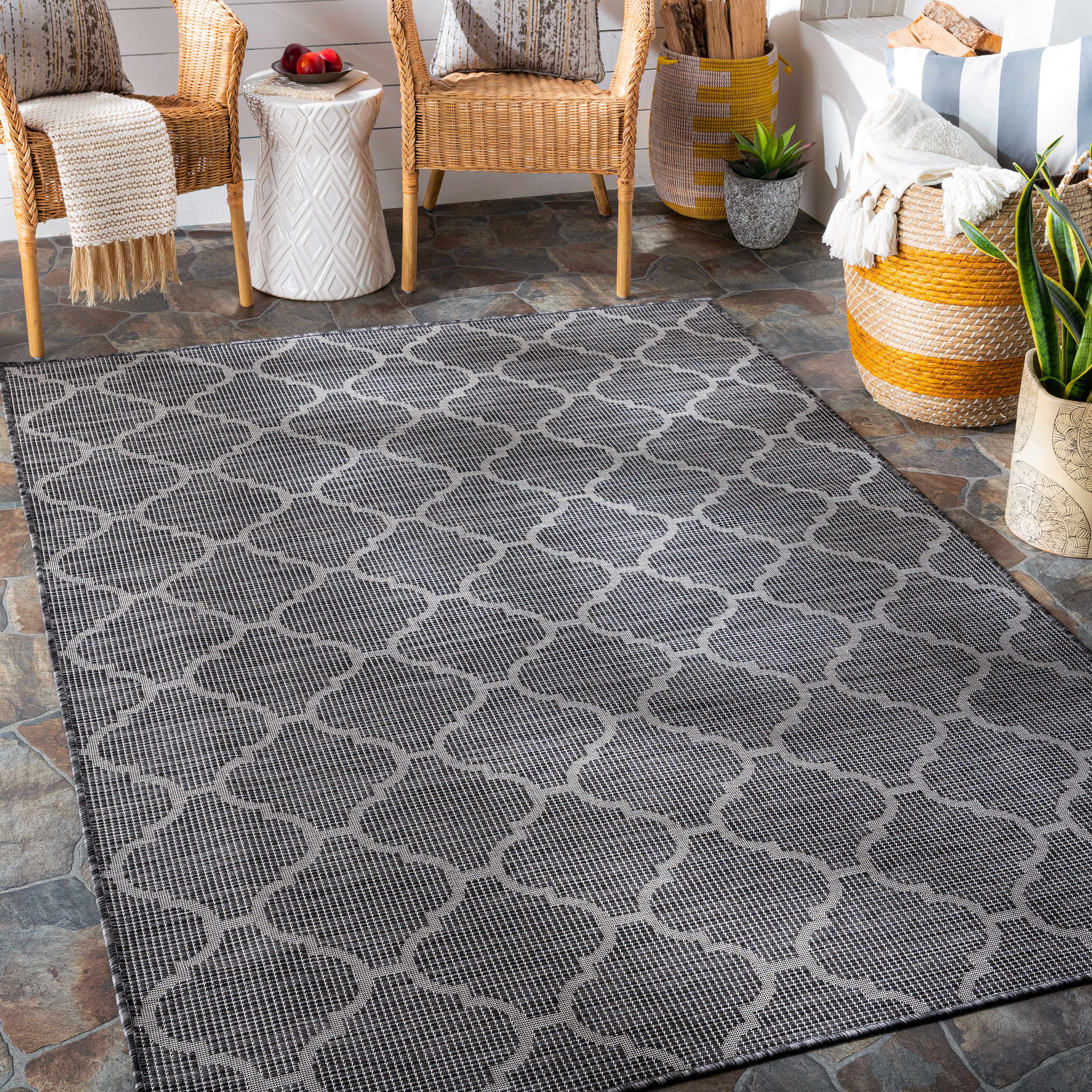 Moolap 5'1in x 7' Outdoor Area Rug - Hauteloom
