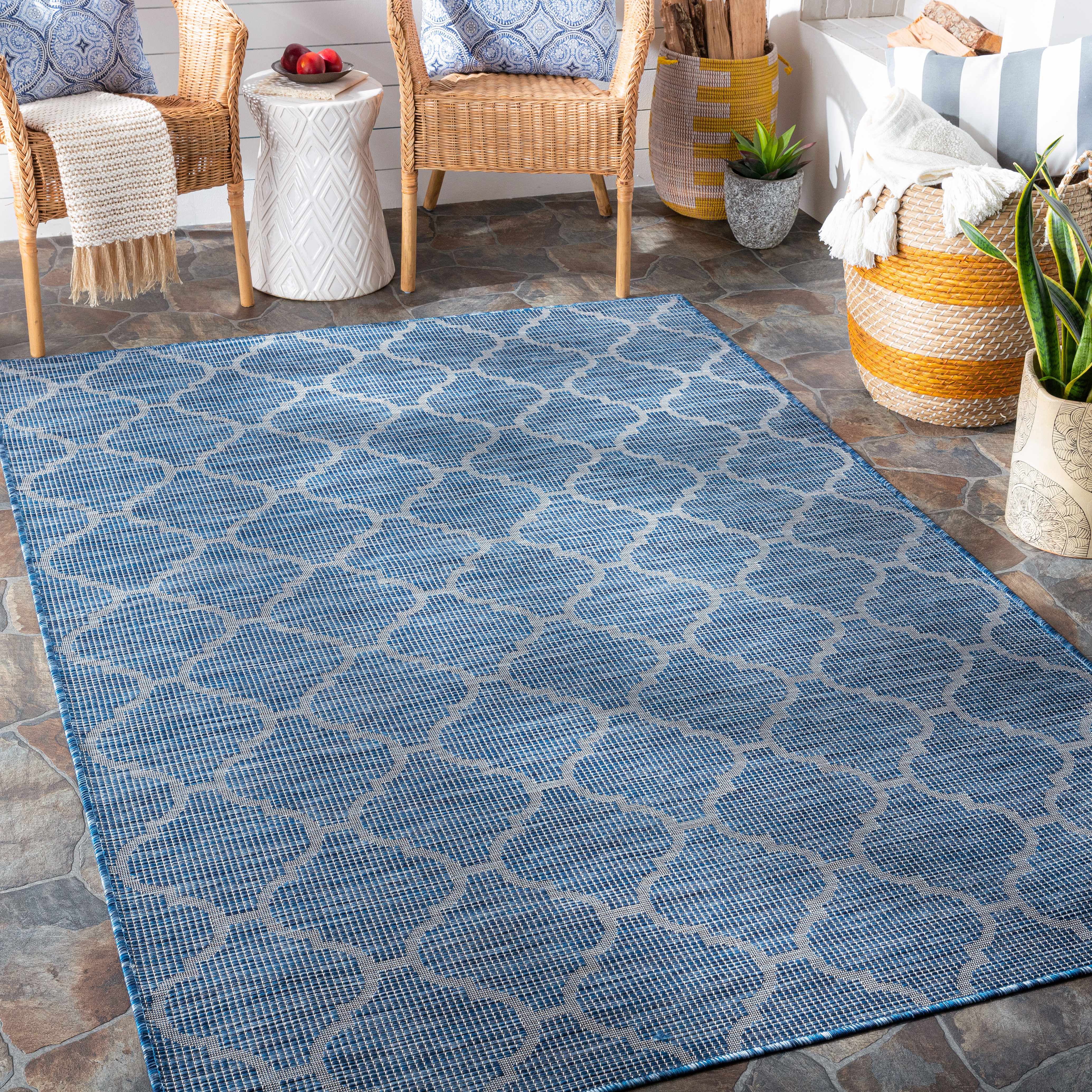 Tucumcari 2'6in x 4' Outdoor Area Rug - Hauteloom