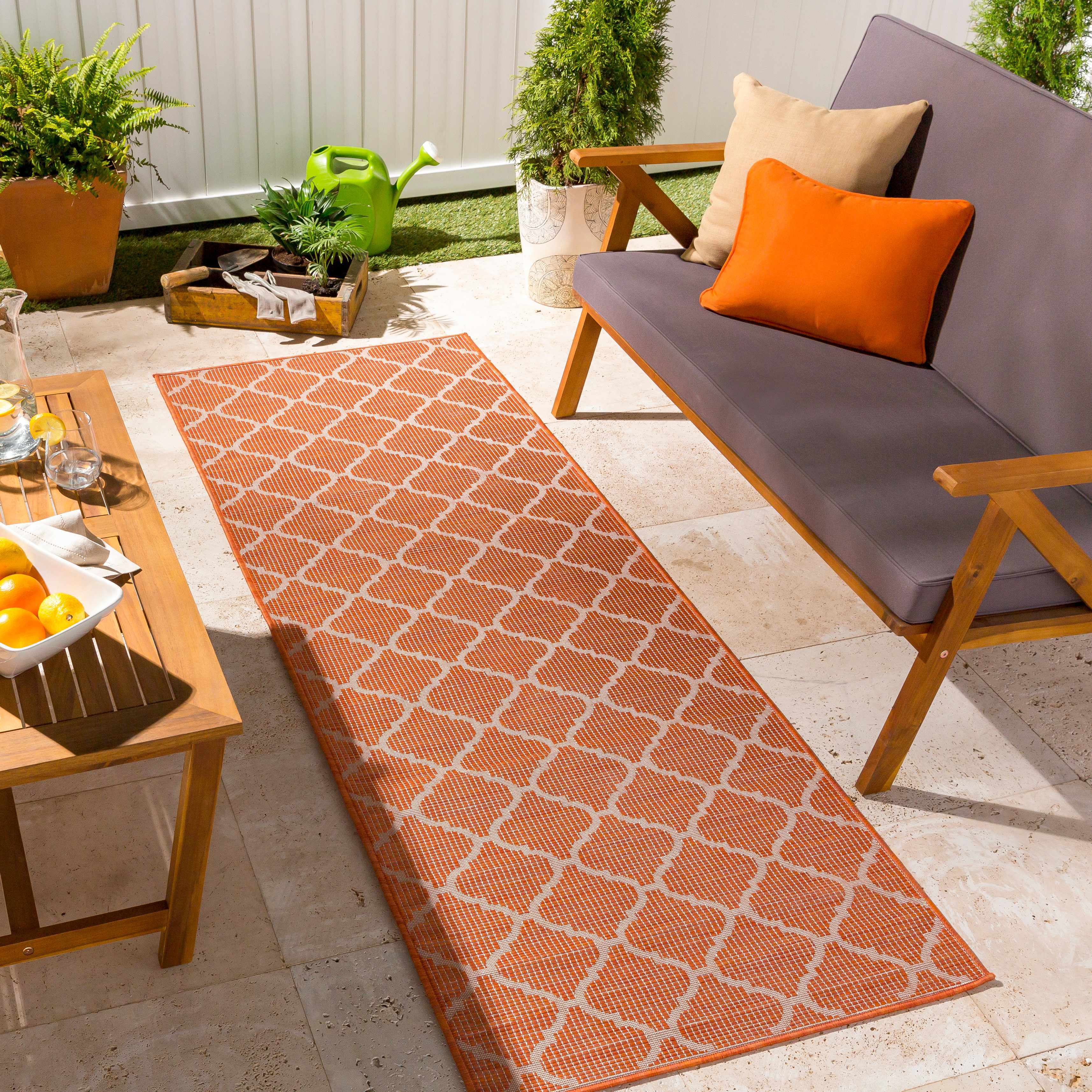 Kariong 2'6in x 4' Outdoor Area Rug - Hauteloom