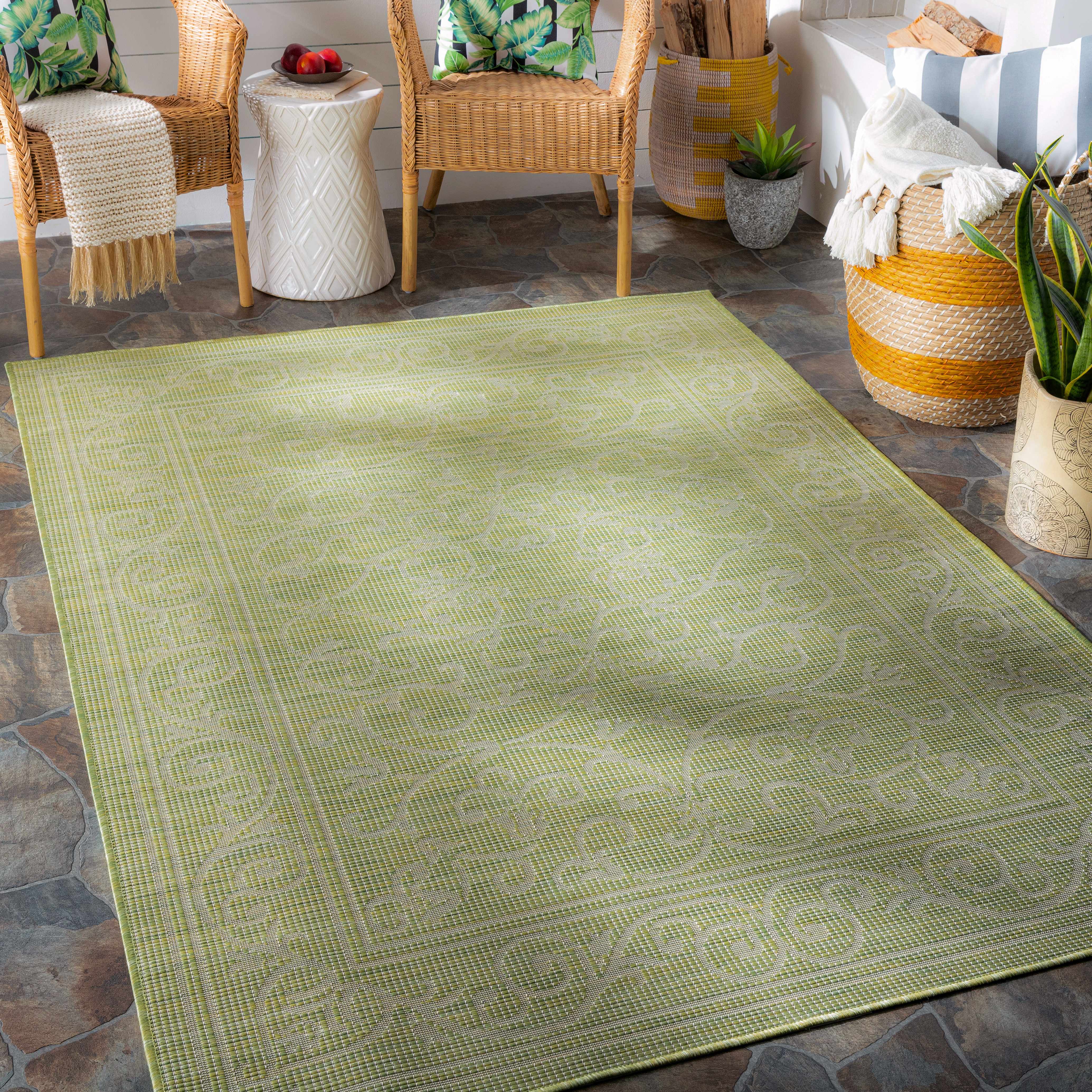 Coolville 6'4in x 9' Outdoor Area Rug - Hauteloom