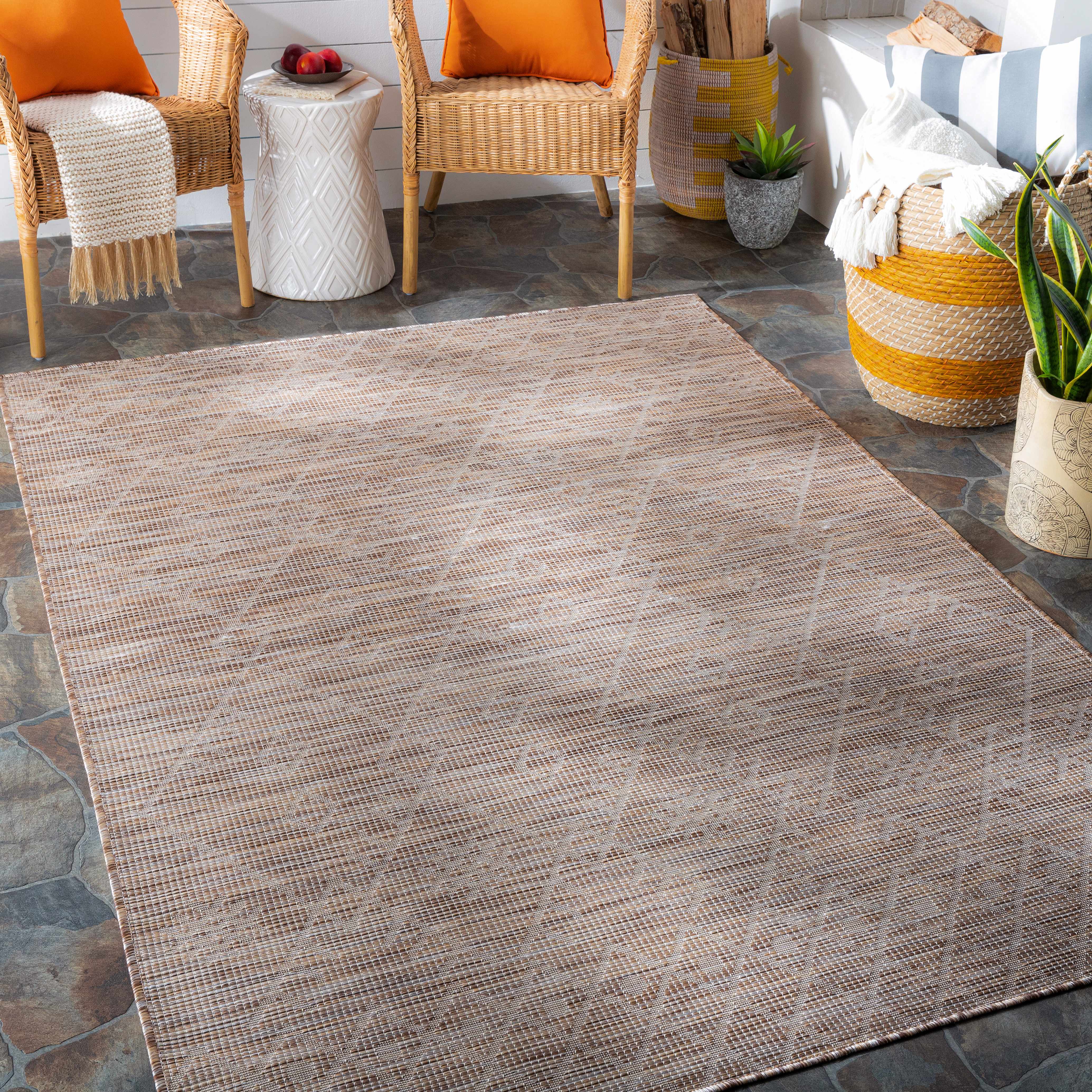 Wickepin 5'1in x 7' Outdoor Area Rug - Hauteloom