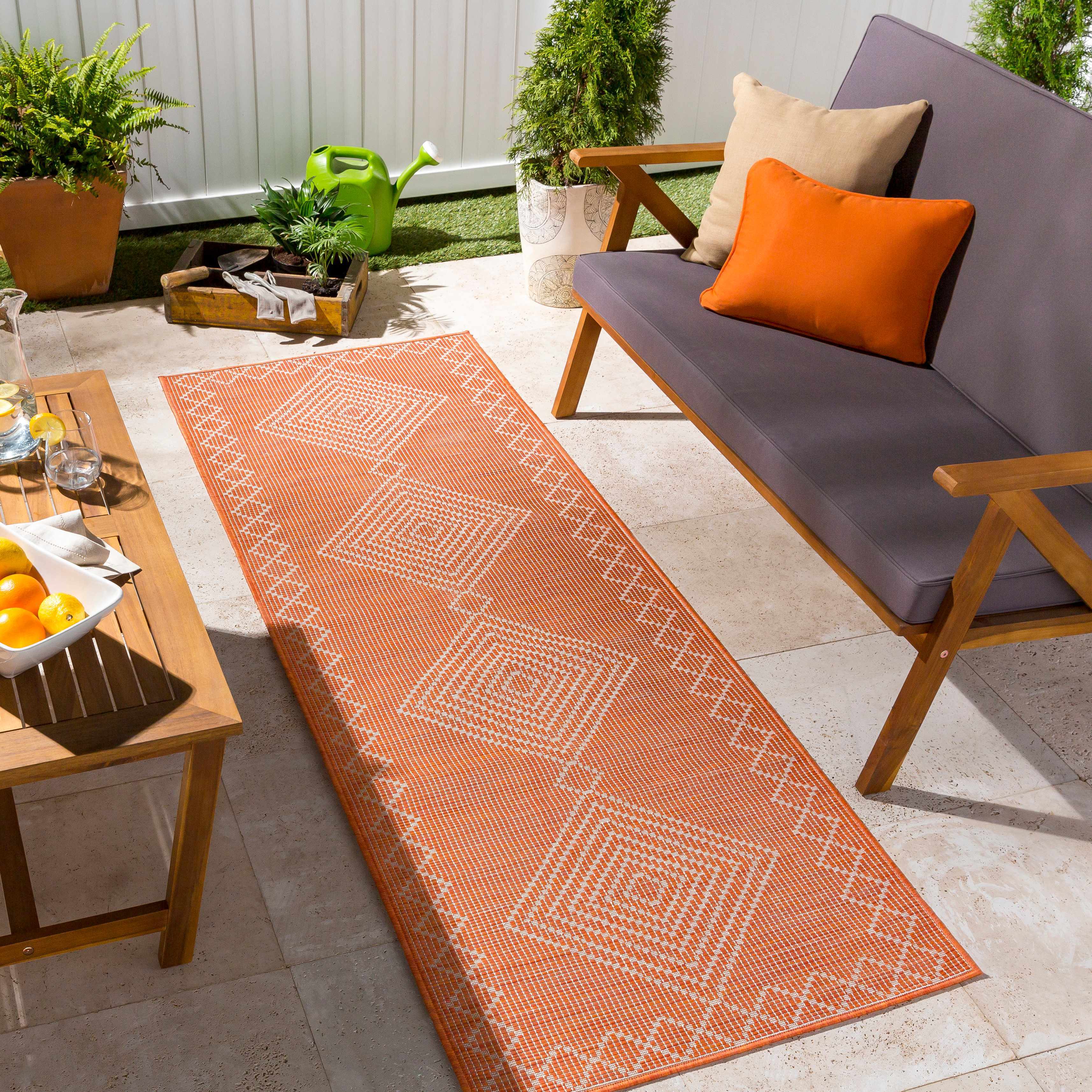 Clackwell 5'1in x 7' Outdoor Area Rug - Hauteloom