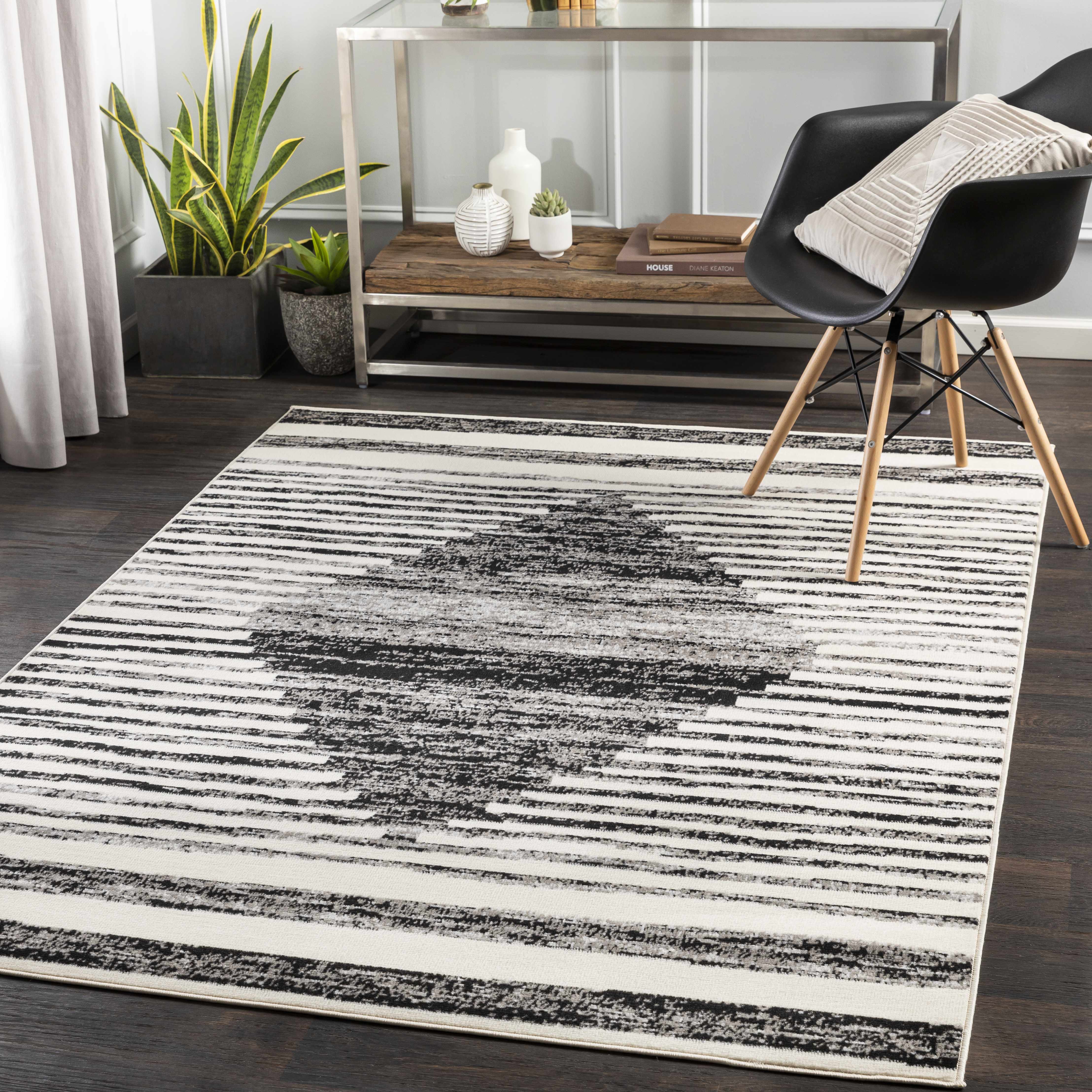 Resolven 5' x 7' Modern Area Rug - Hauteloom