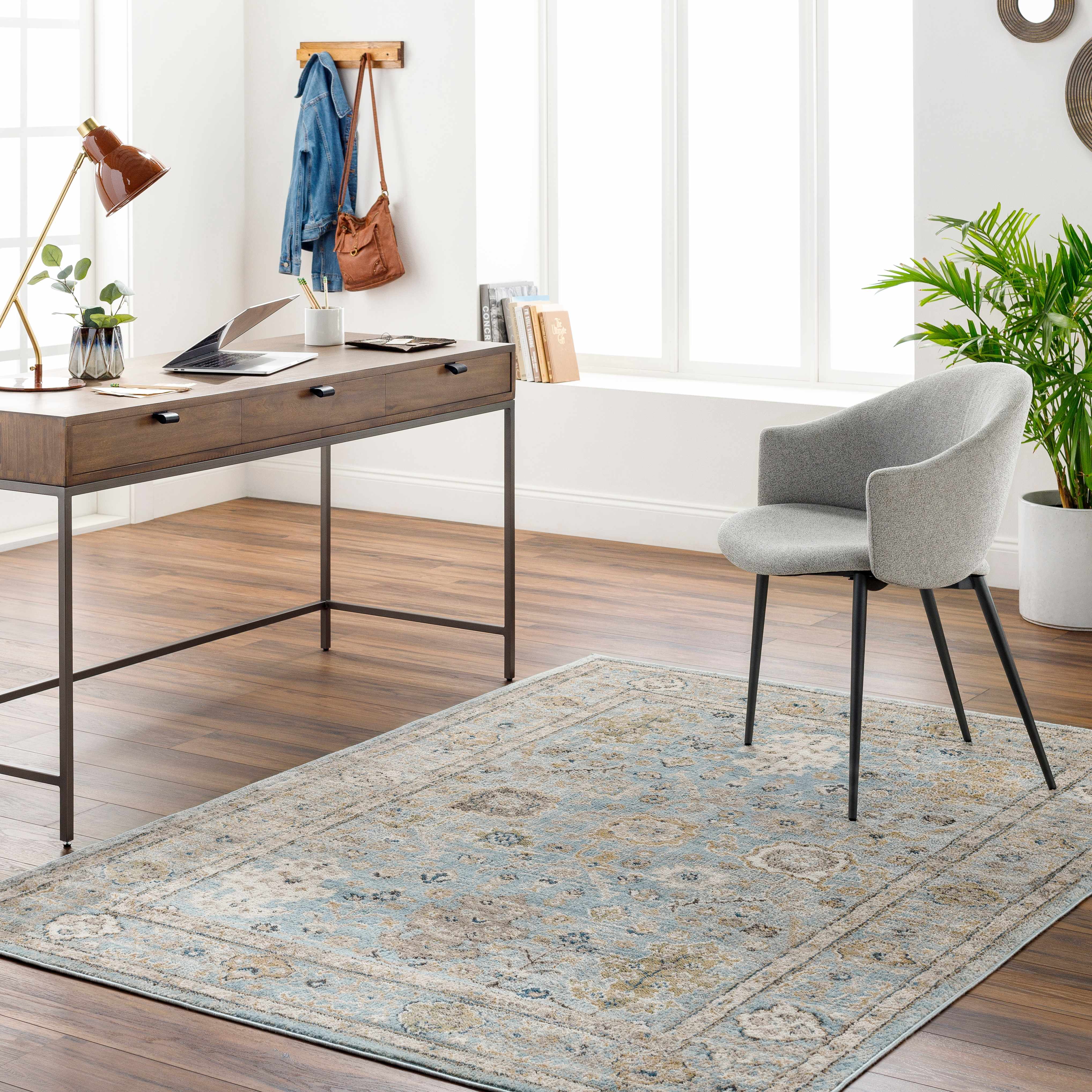 Fazal 6'7in x 9' Area Rug - Hauteloom