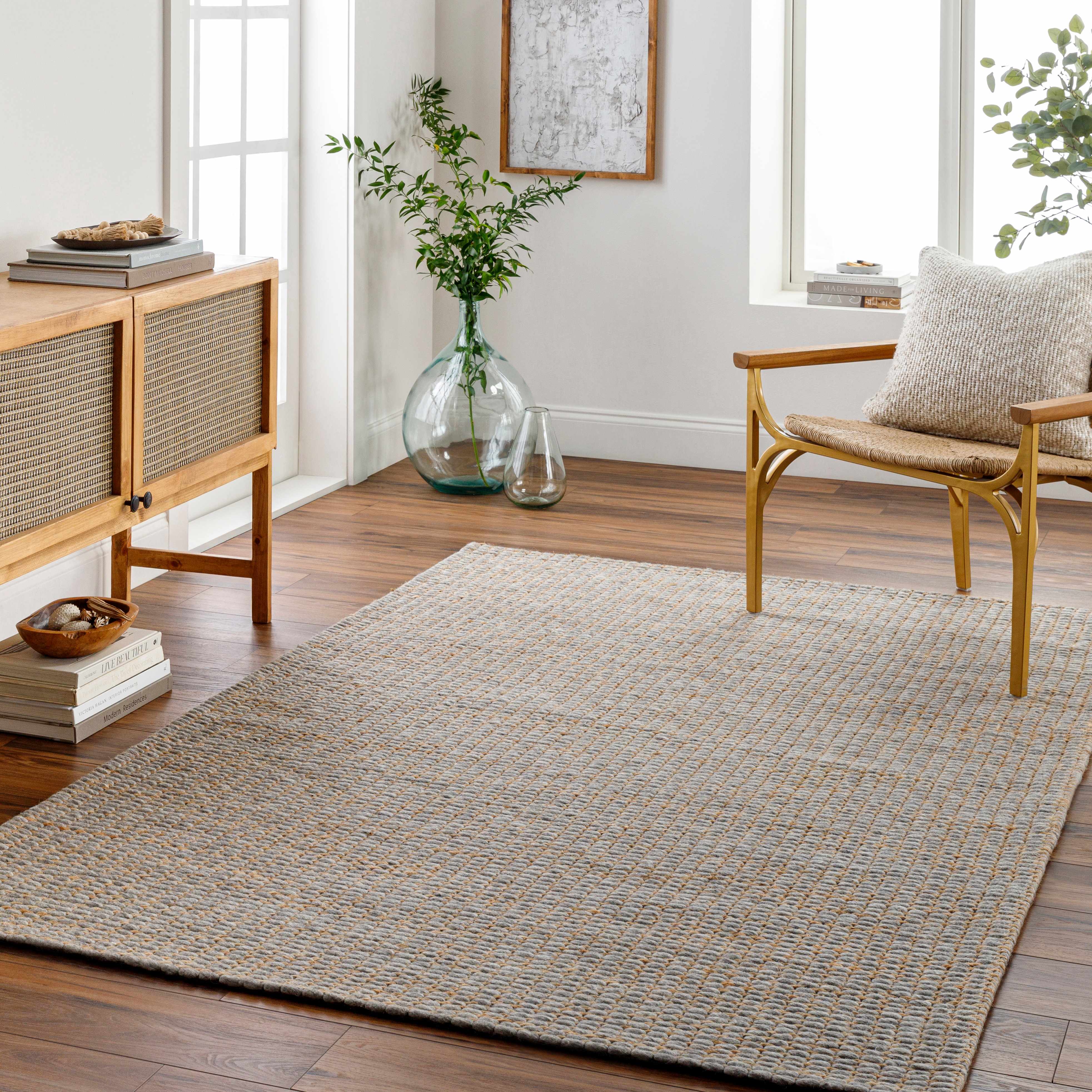 Riki 8' x 10' Jute Area Rug - Hauteloom