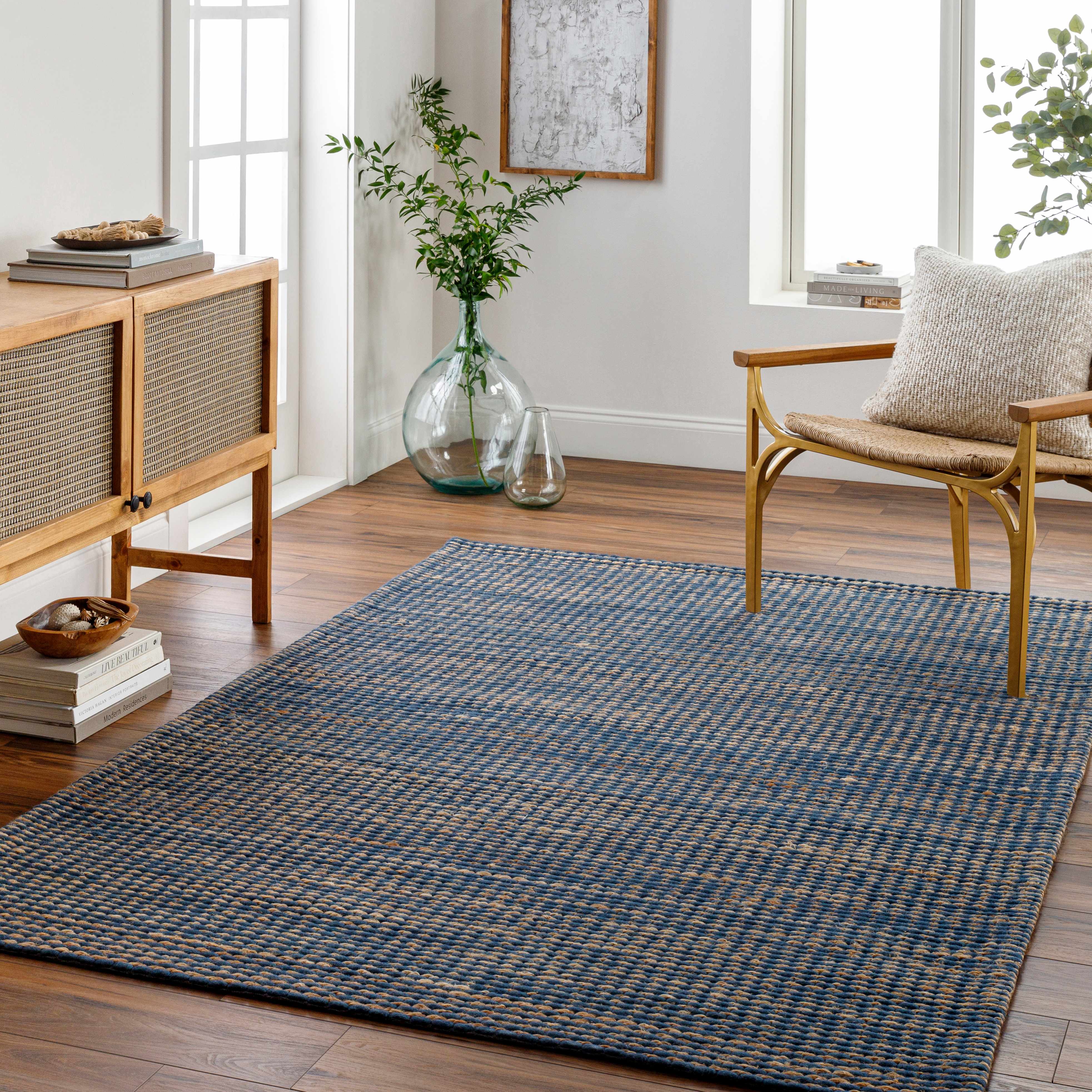 Riki 9' x 12' Jute Area Rug - Hauteloom