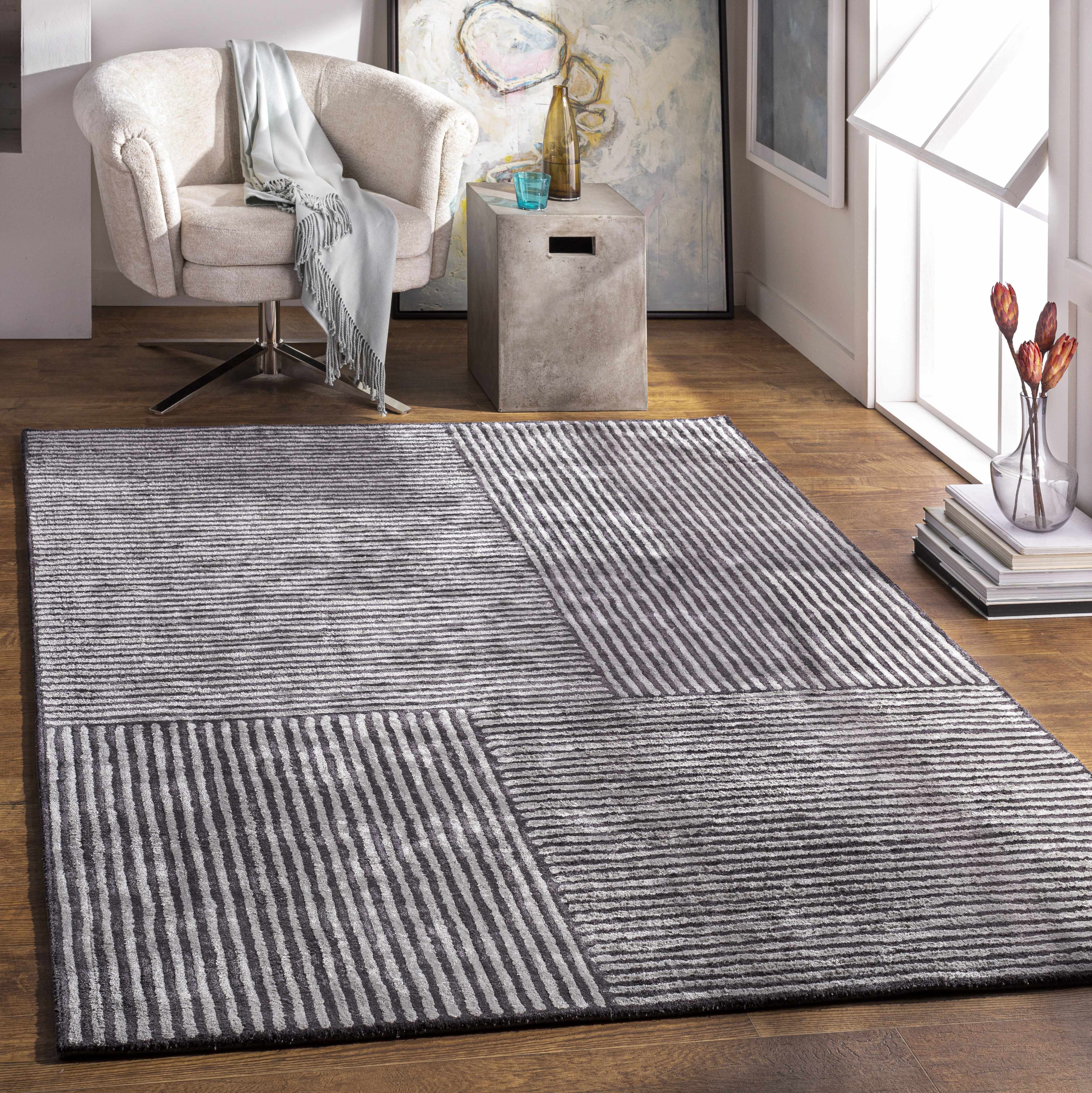 Merino 8' x 10' Modern Area Rug - Hauteloom