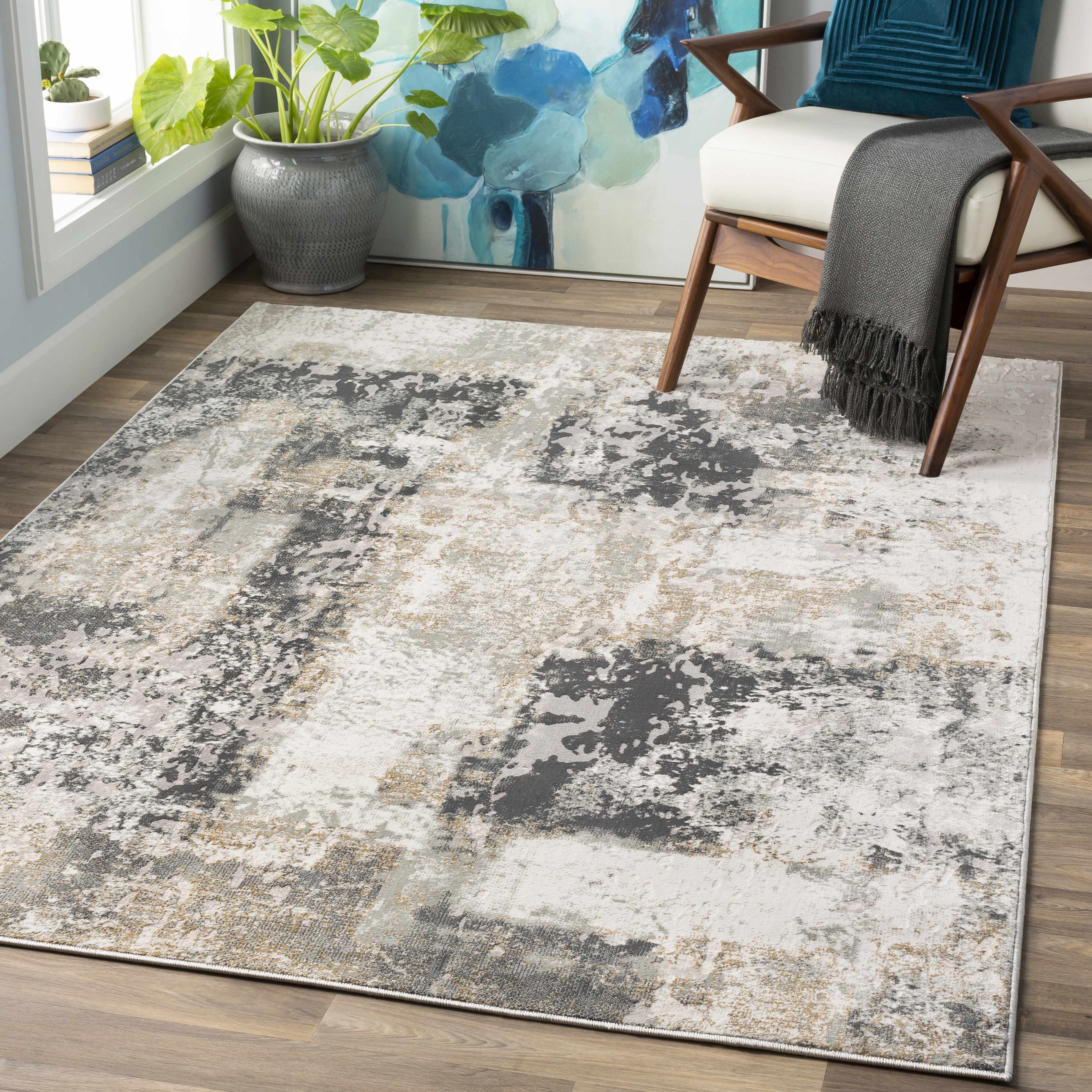 Kiana 6'7in x 9'6in Updated Traditional Area Rug - Hauteloom
