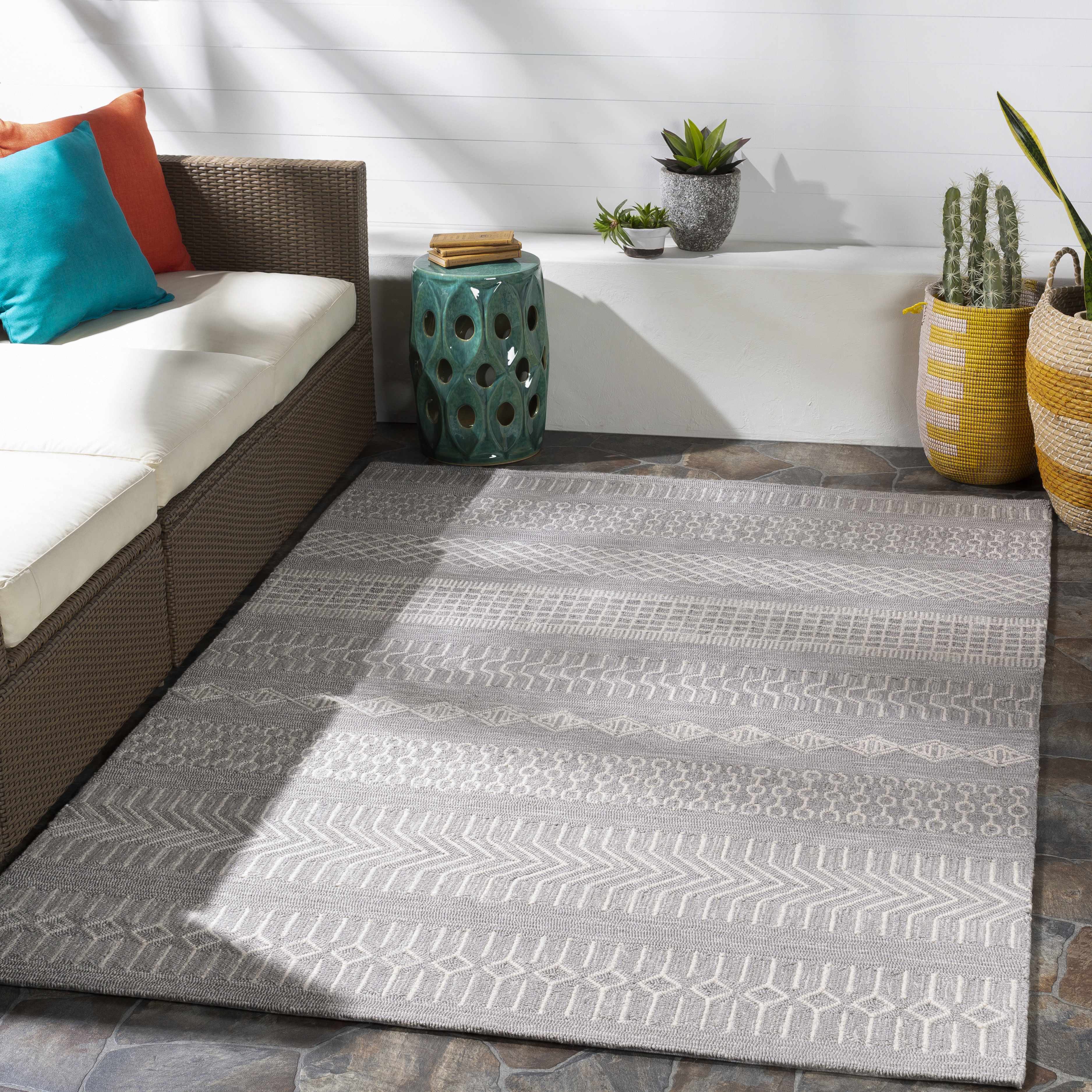Pewsey 3' x 5' Outdoor Area Rug - Hauteloom
