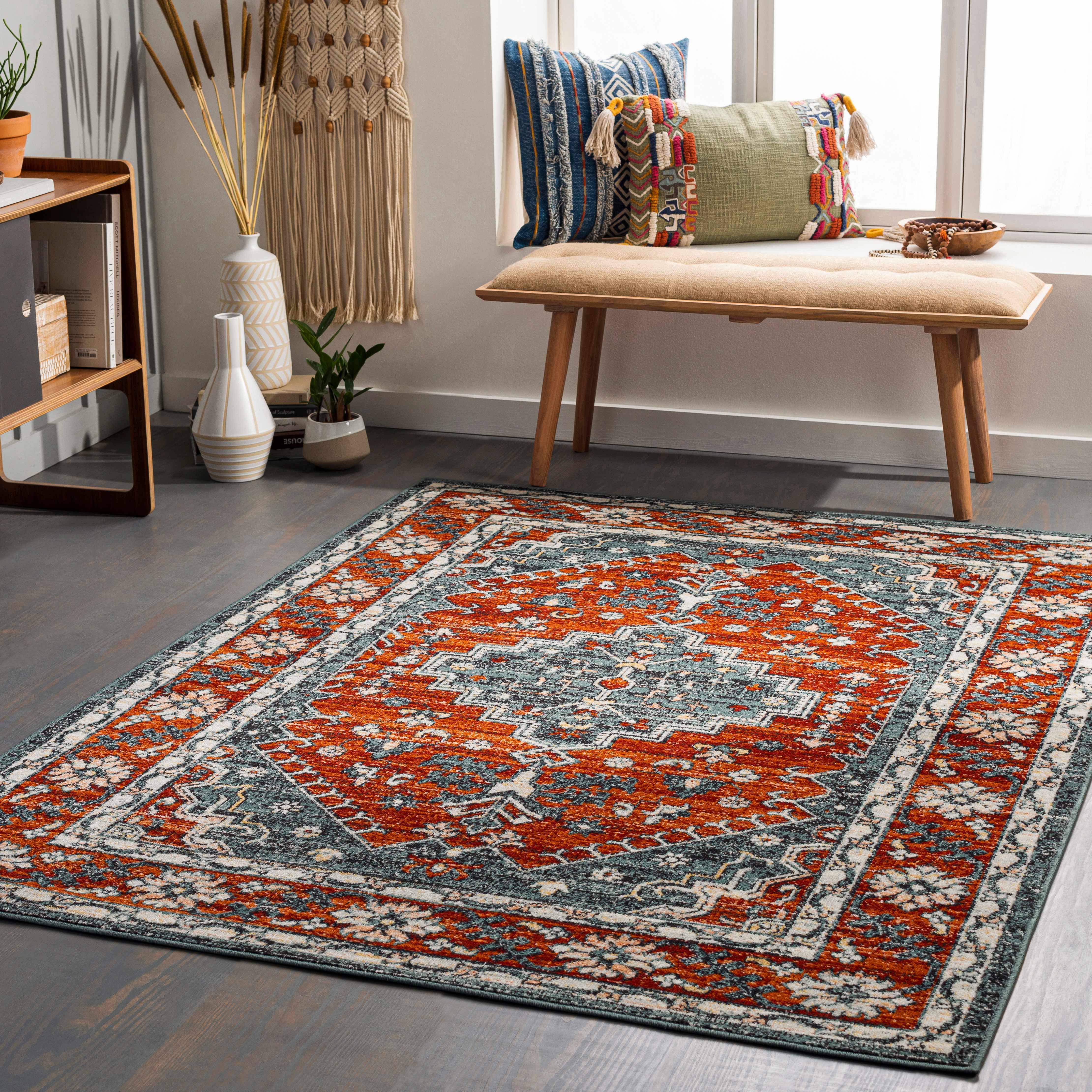 Niksar 9' x 12' Outdoor Farmhouse Outdoor Area Rug - Hauteloom