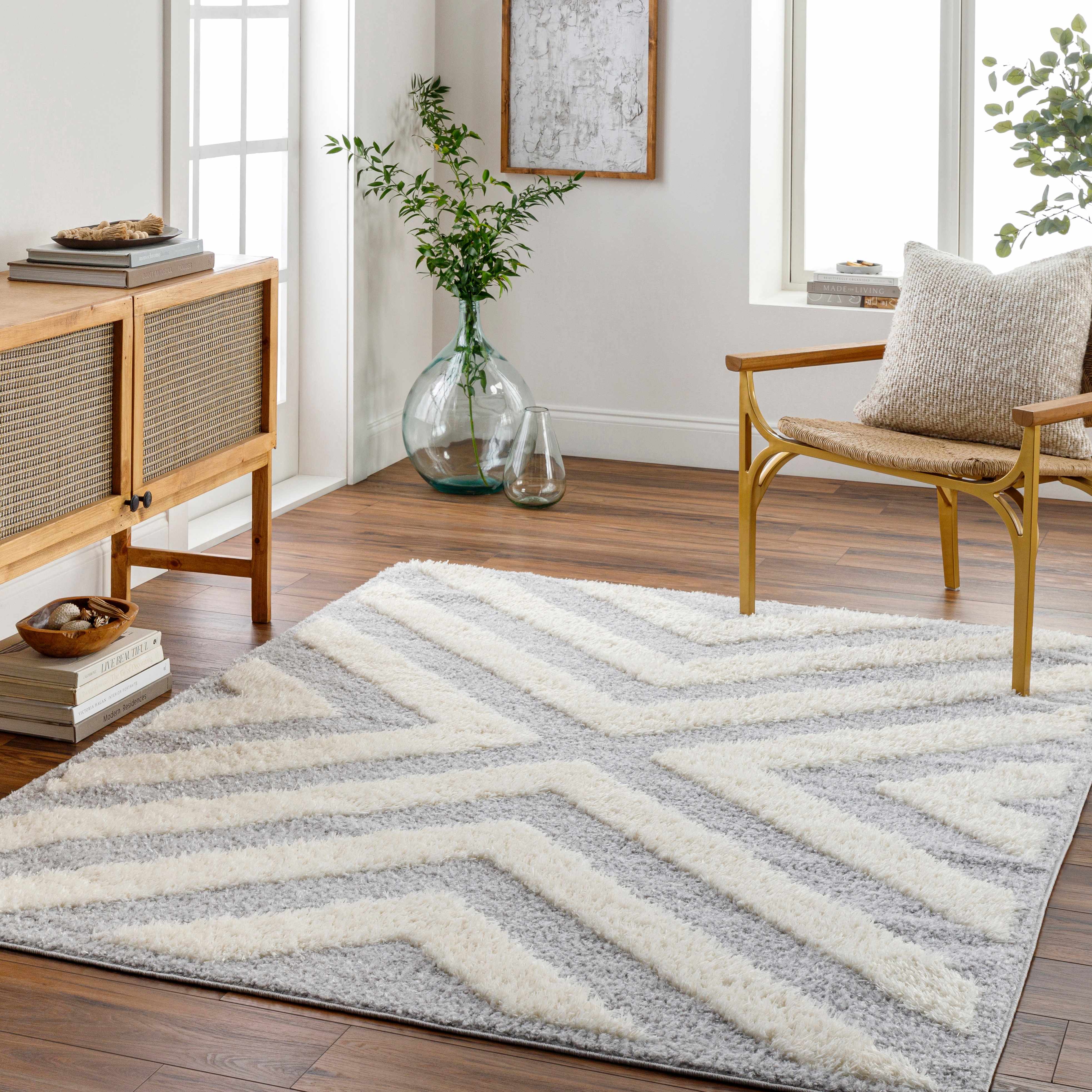 Seda 6'7in x 9' Area Rug - Hauteloom