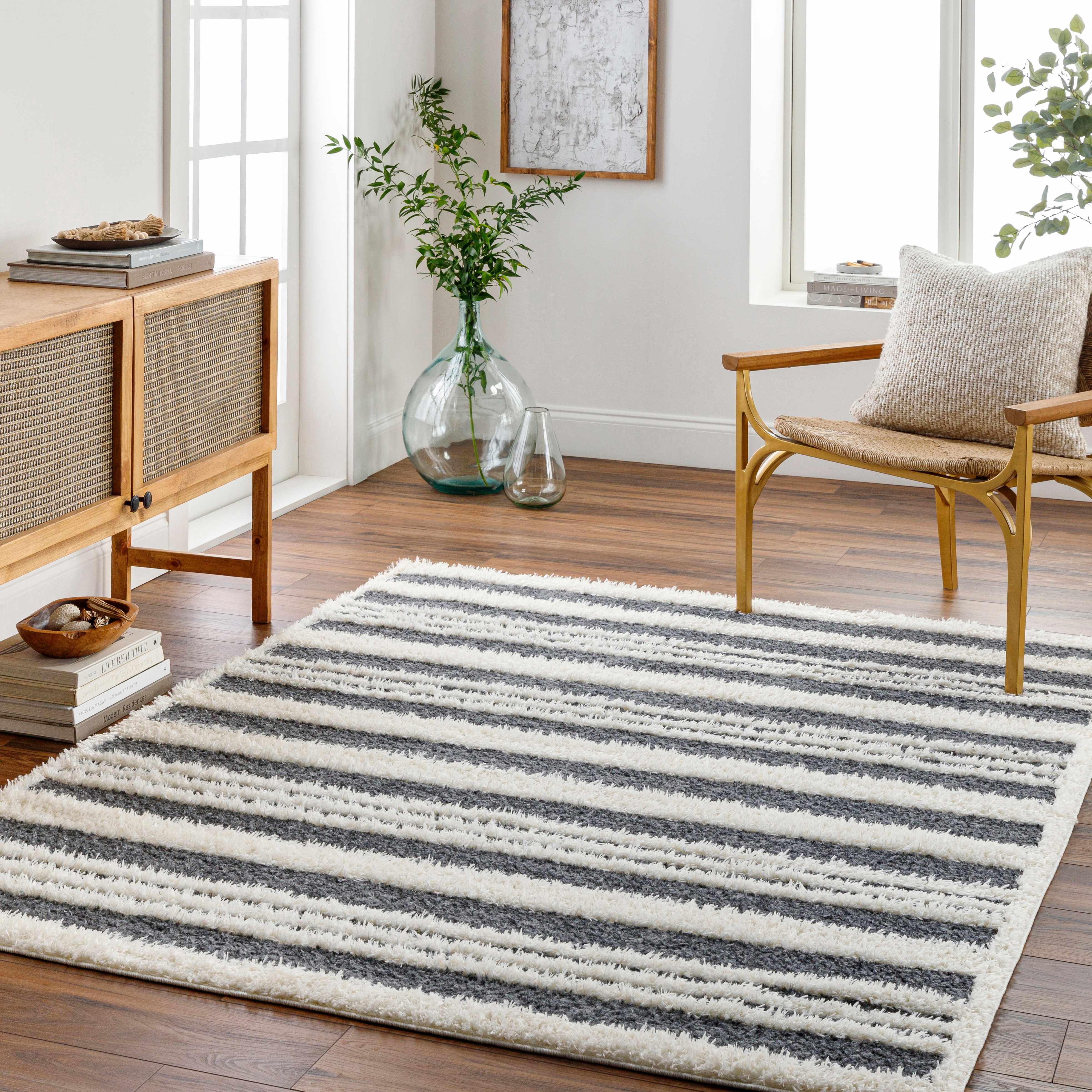 Deva 6'7in x 9' Area Rug - Hauteloom