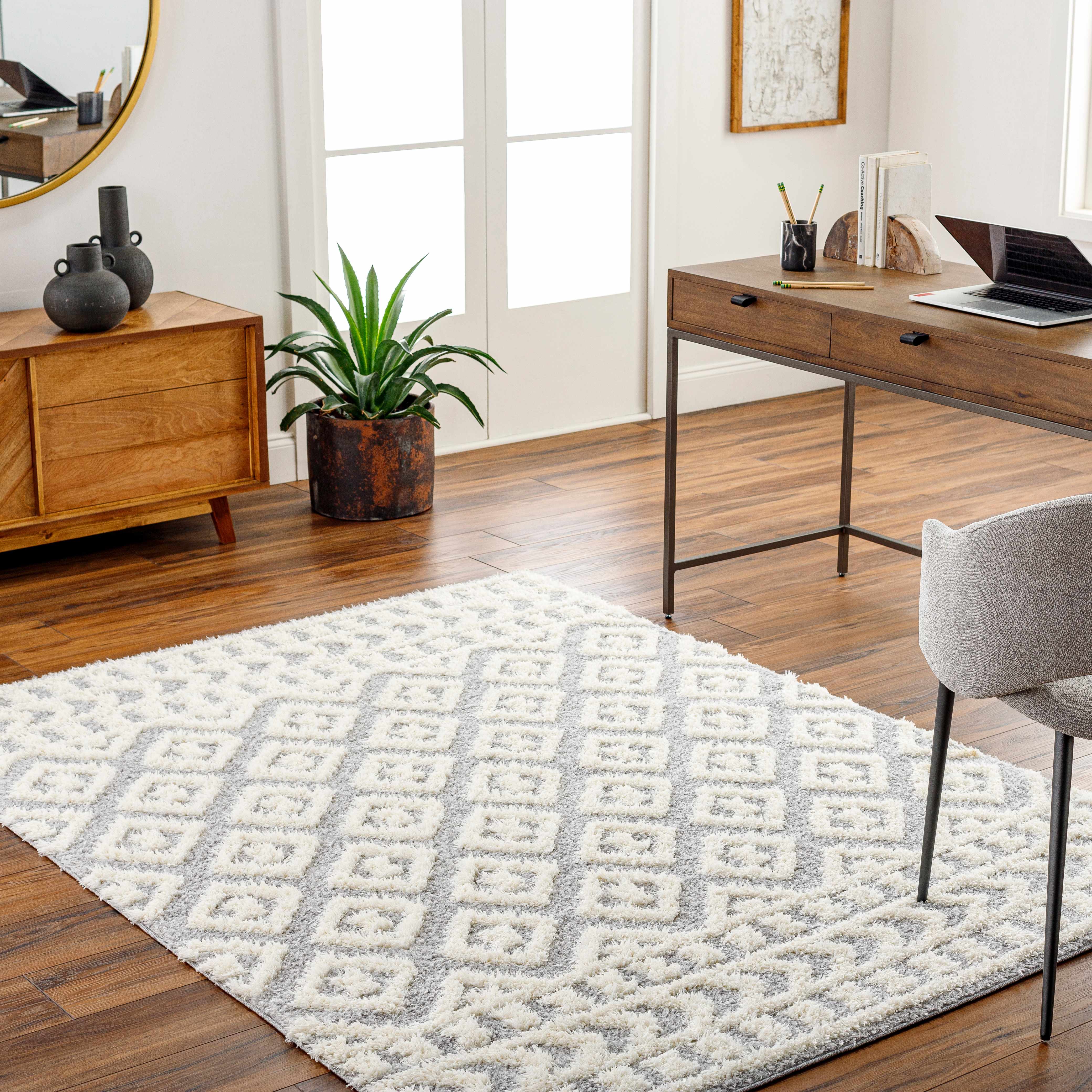 Felix 5'3in x 7' Area Rug - Hauteloom