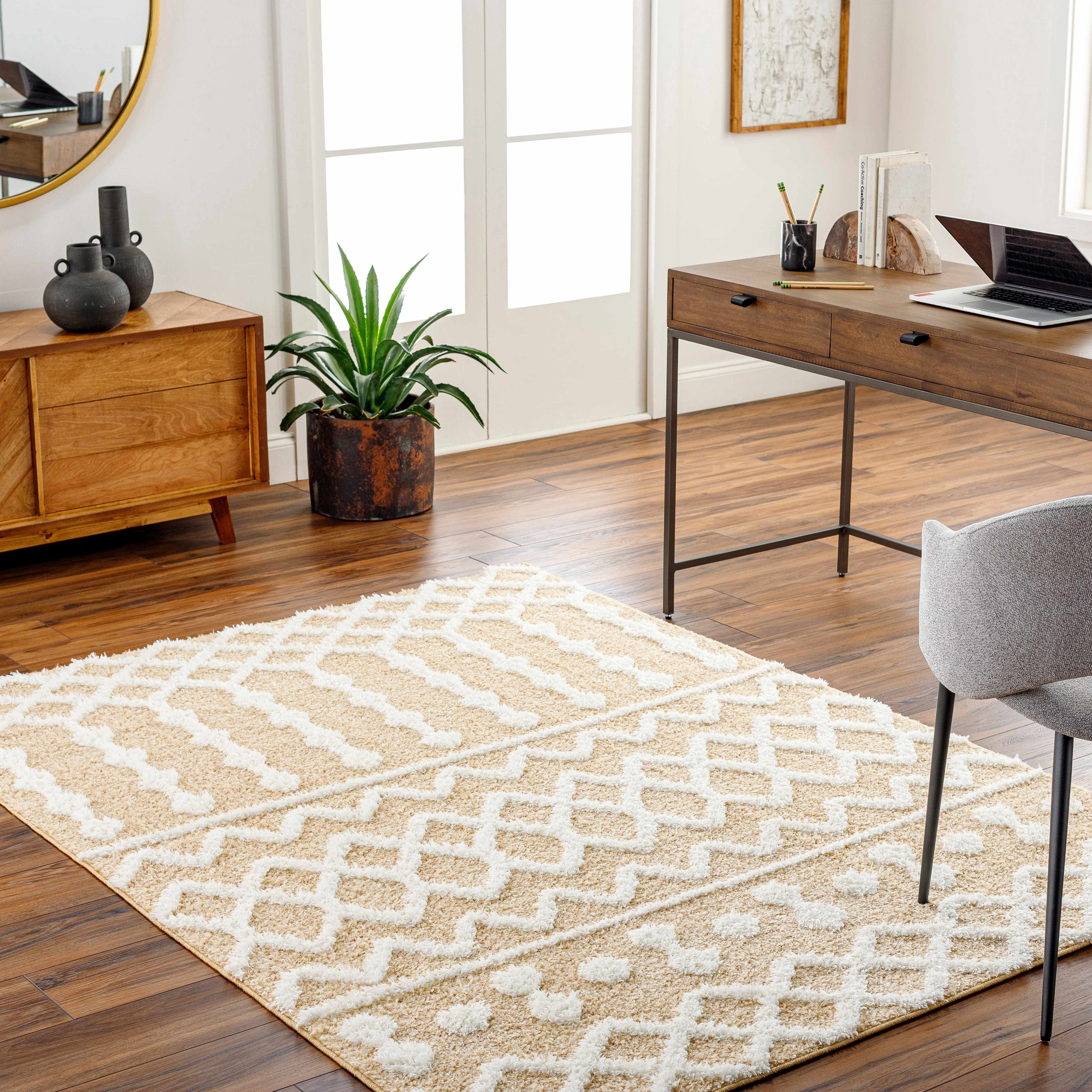 Ilyas 5'3in x 7' Area Rug - Hauteloom
