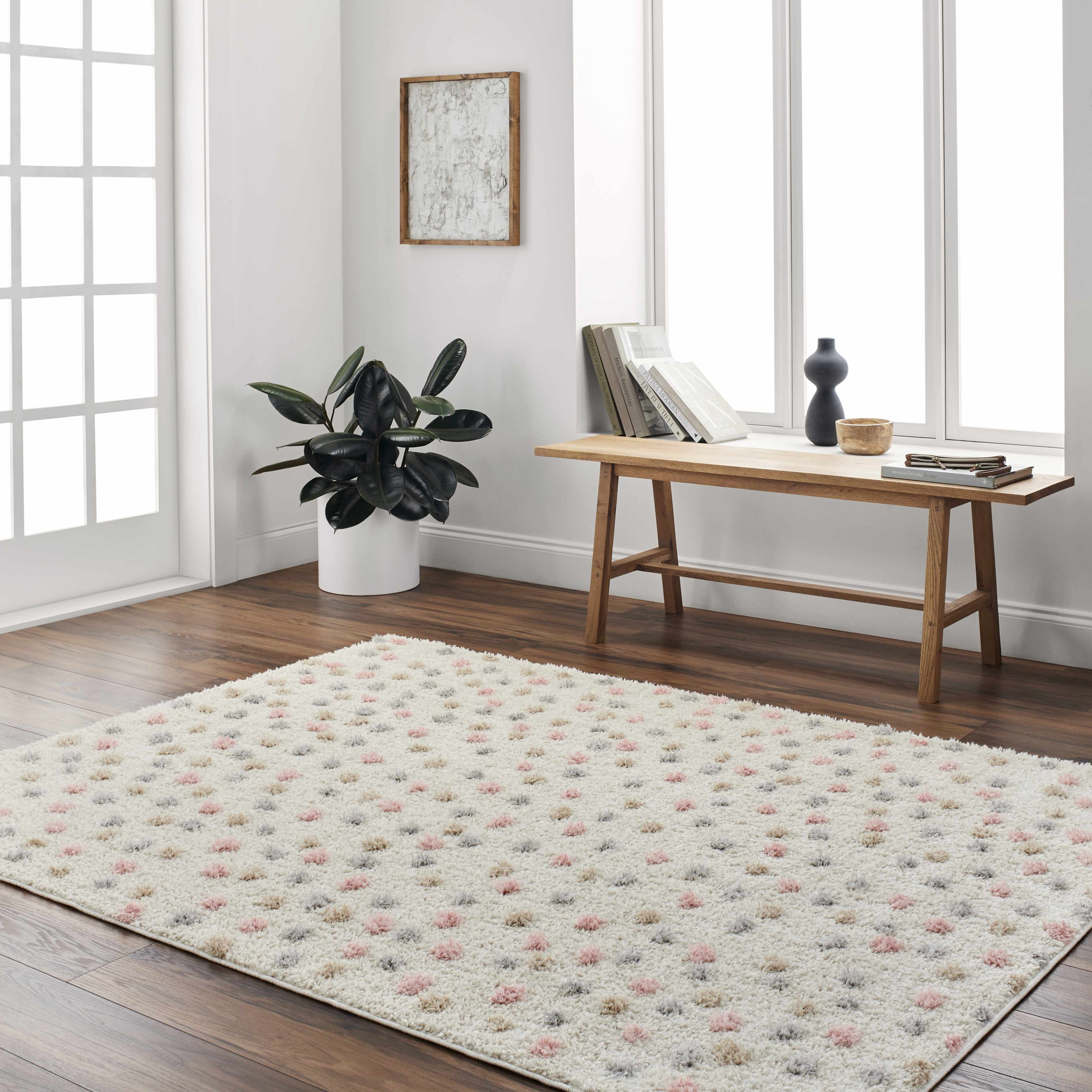 Bernt 6'7in x 9' Area Rug - Hauteloom