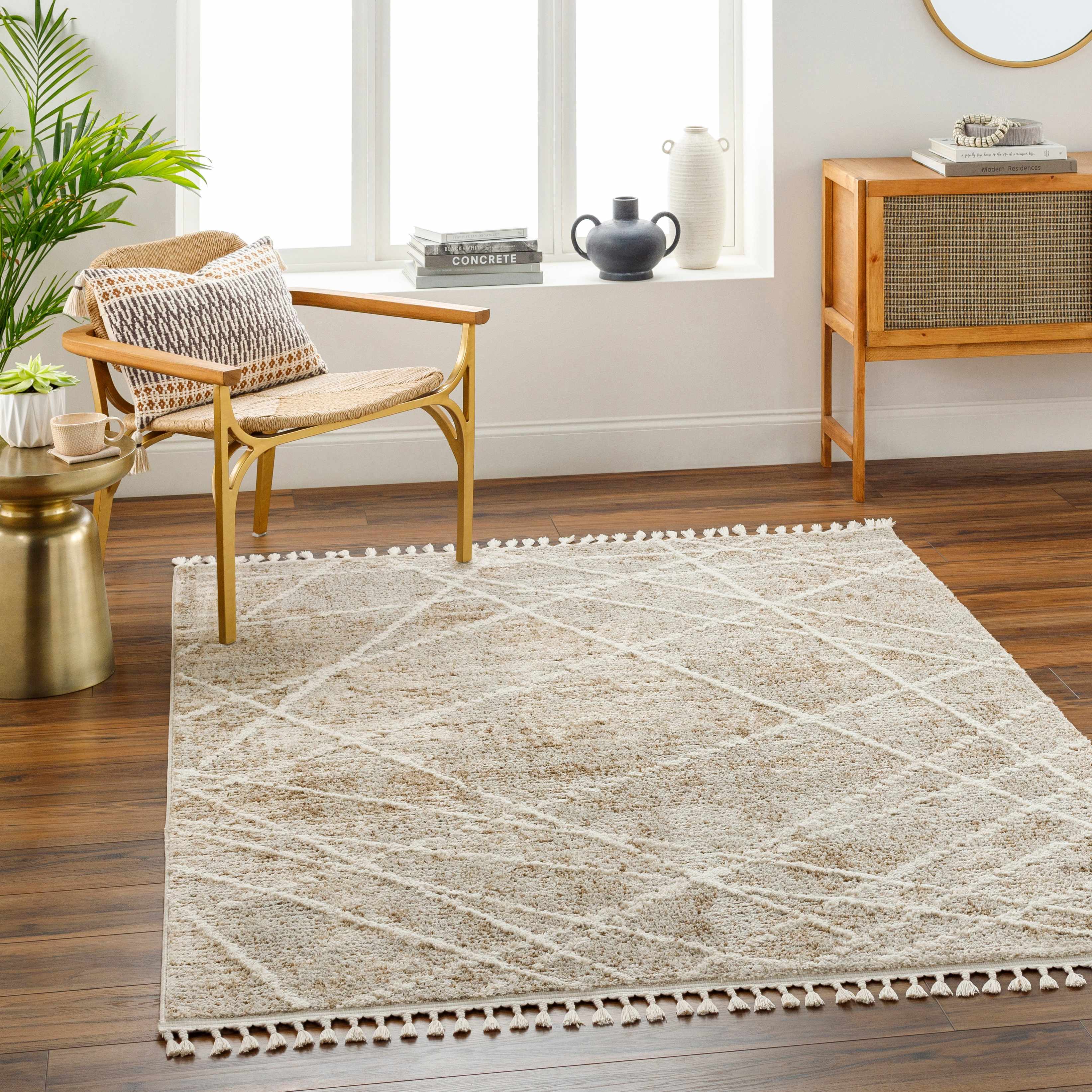 Hosea 5'3in x 7' Area Rug - Hauteloom