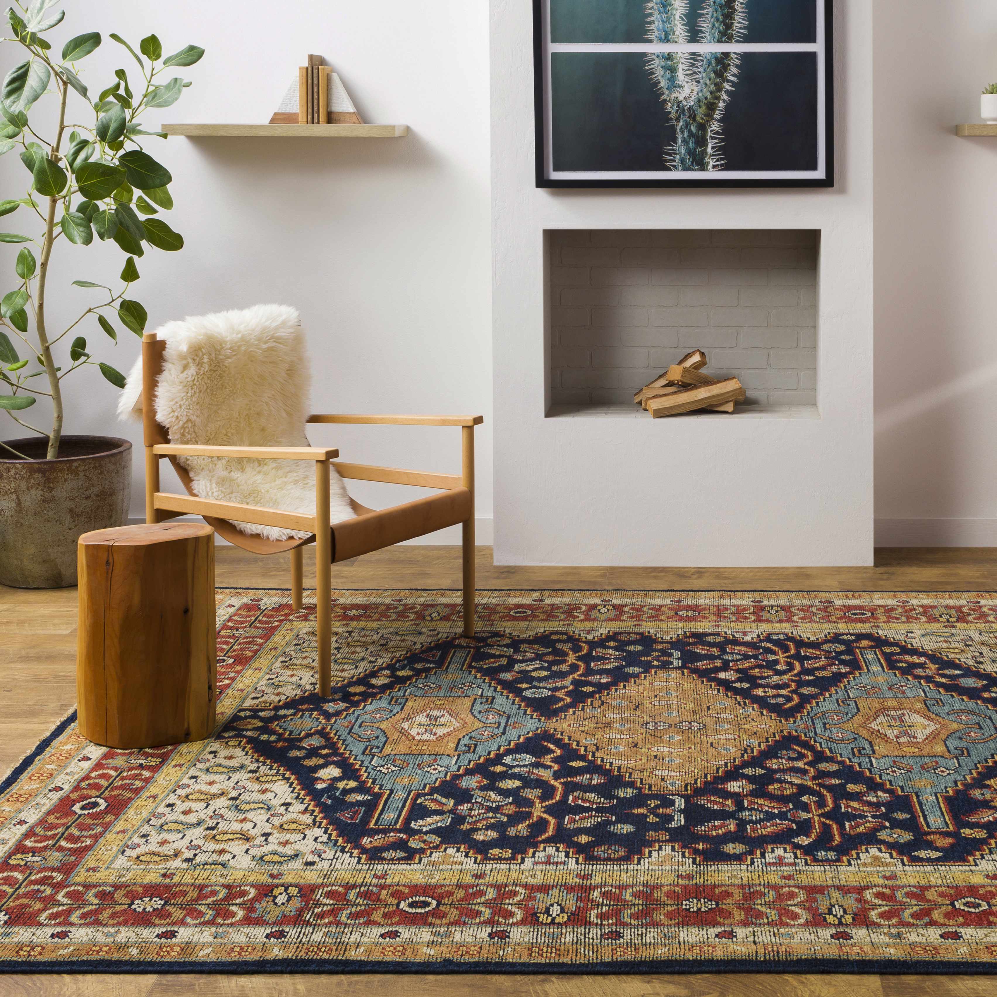 Hyrum 8' x 10' Traditional NZ Wool Area Rug - Hauteloom