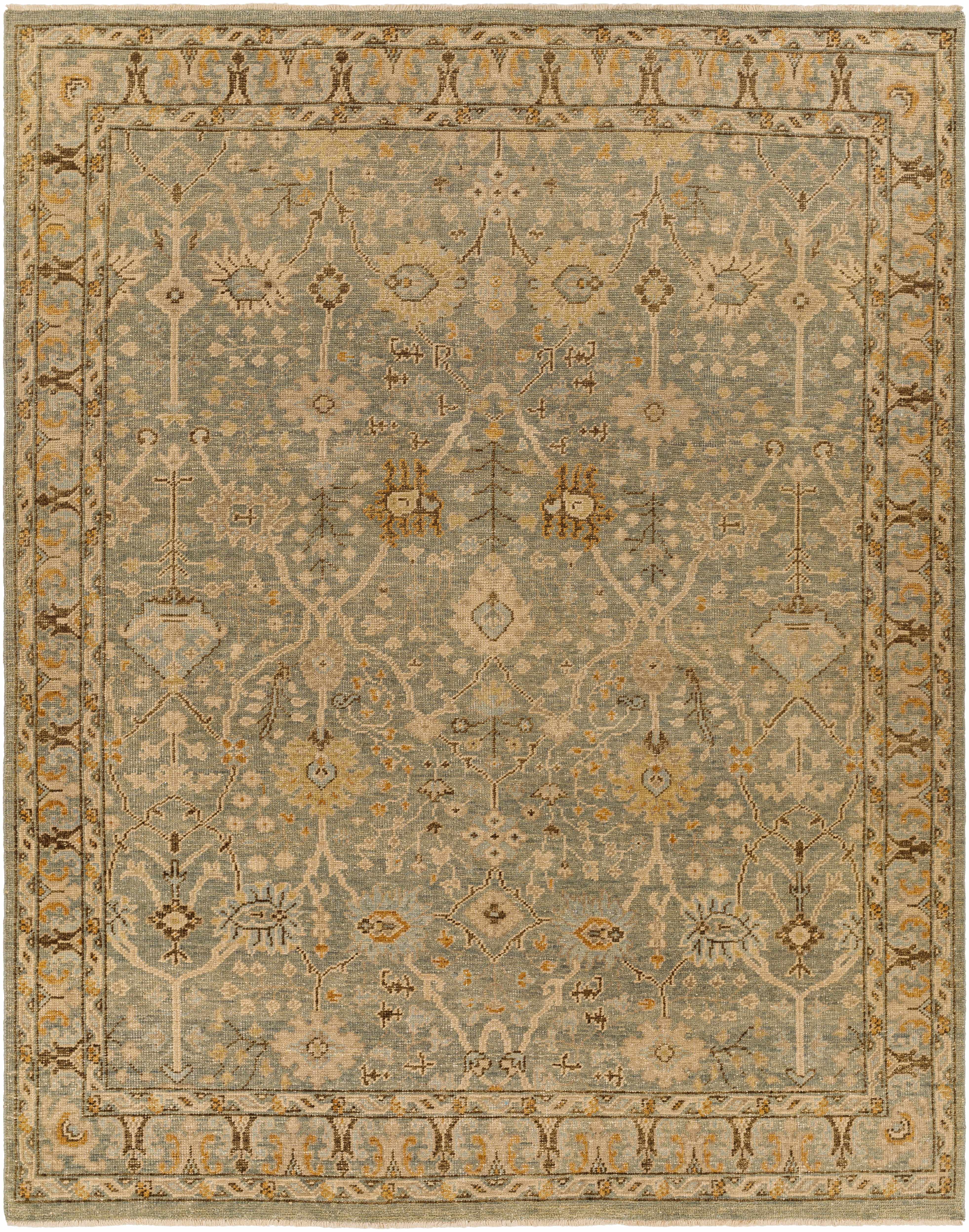 Jabr 6' x 9' NZ Wool Area Rug - Hauteloom