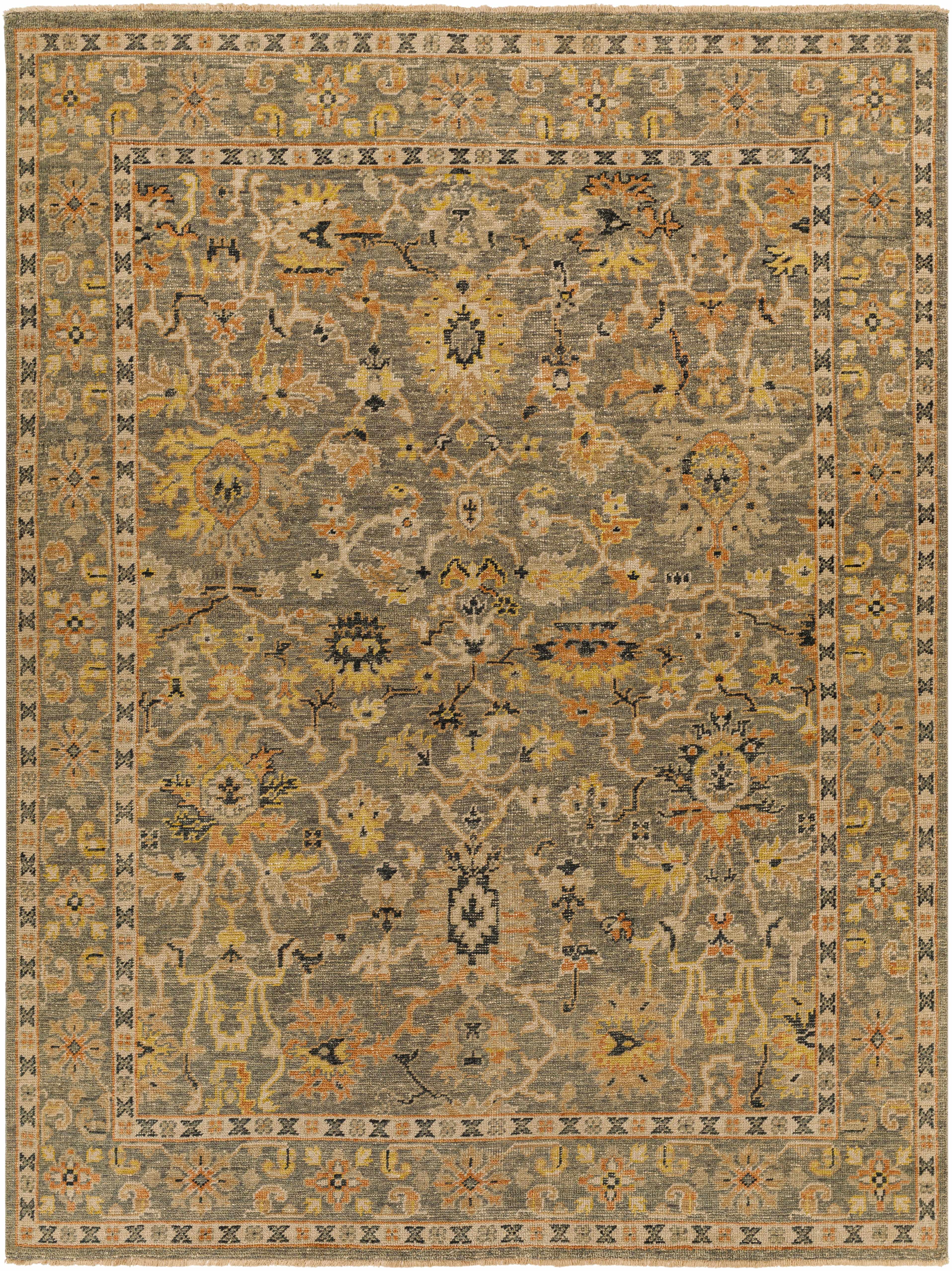 Borka 6' x 9' Wool Area Rug - Hauteloom
