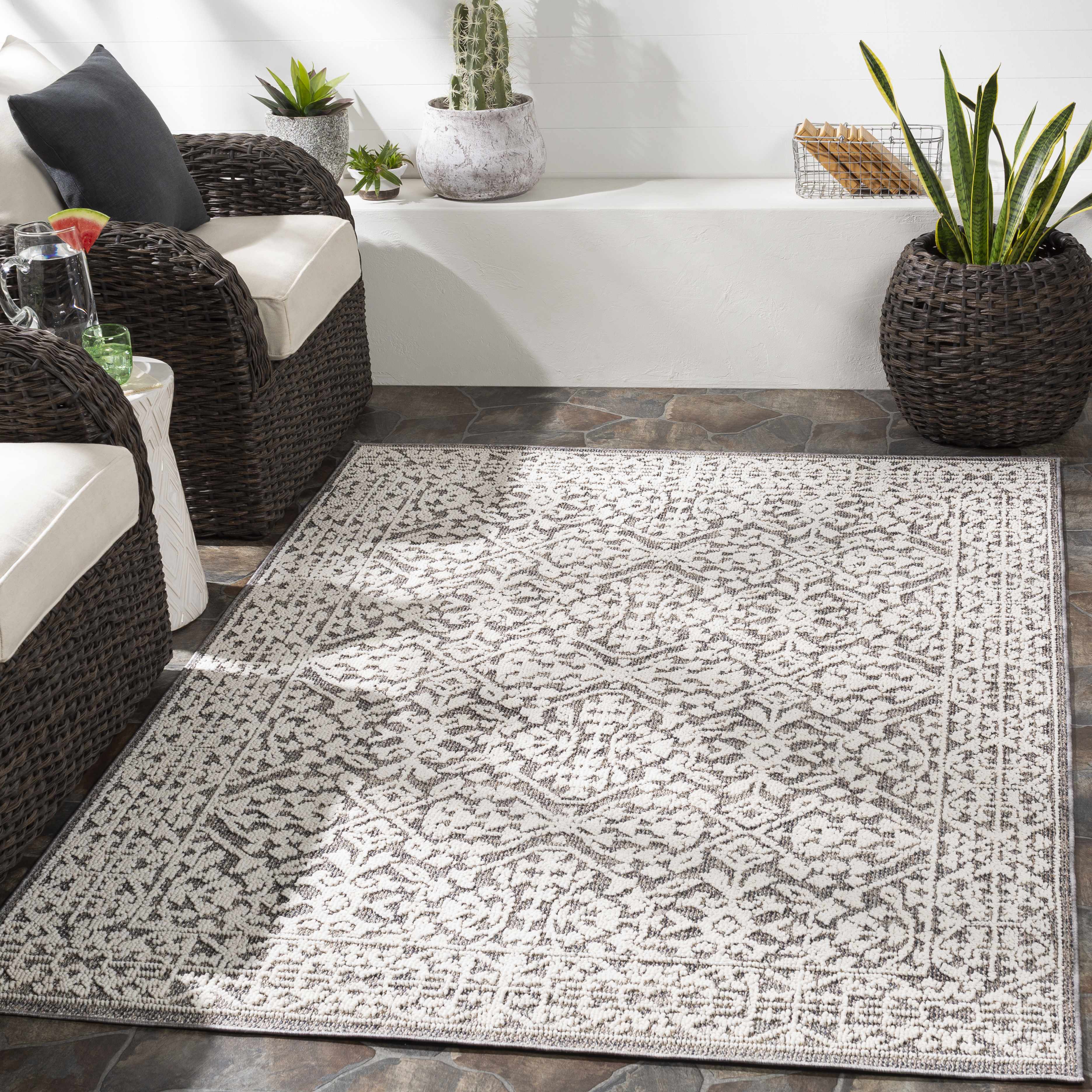 Kinglake 7'10in x 10'3in Outdoor Area Rug - Hauteloom