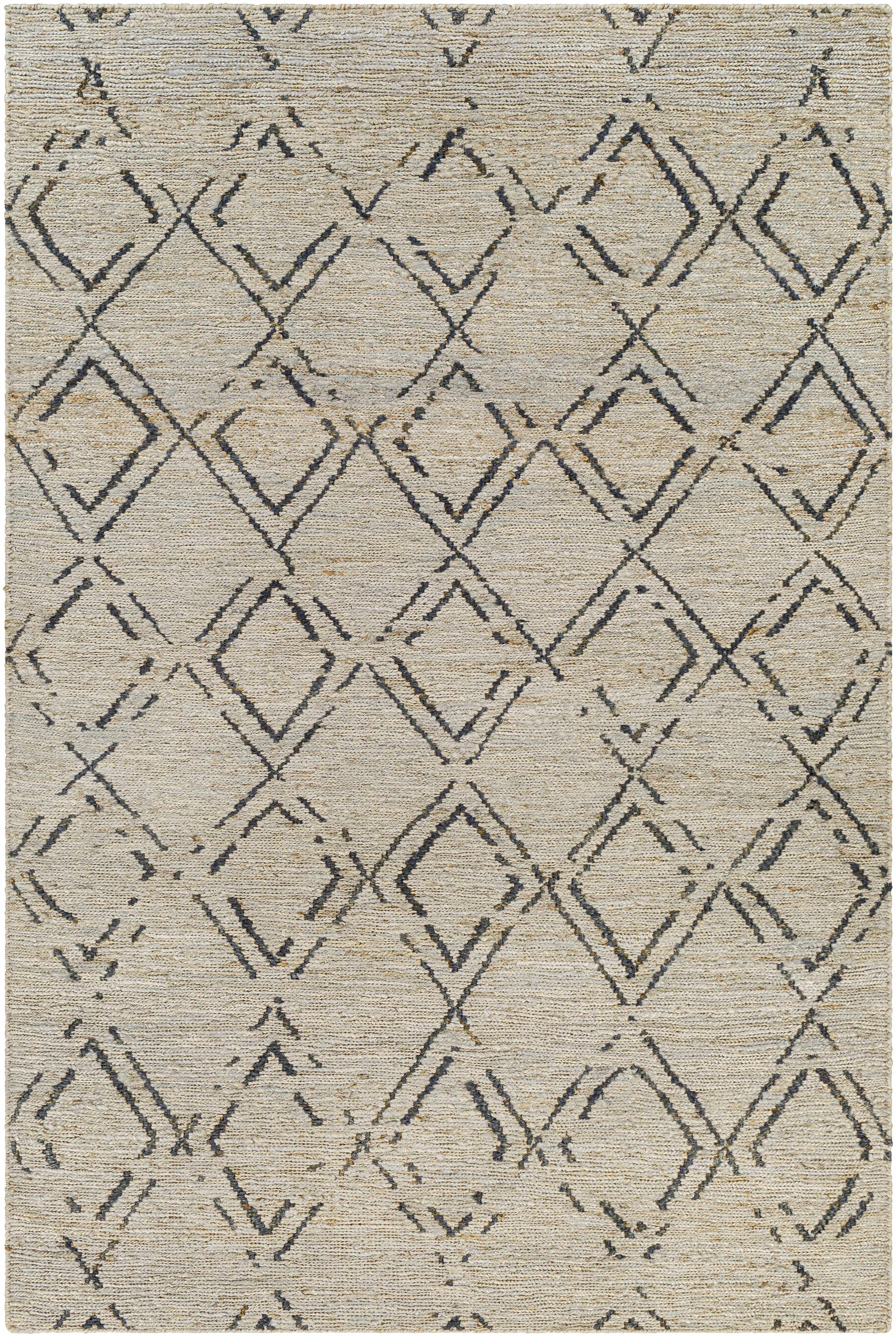 Monkstown 2' x 3' Handmade Jute Moroccan Jute Area Rug - Hauteloom
