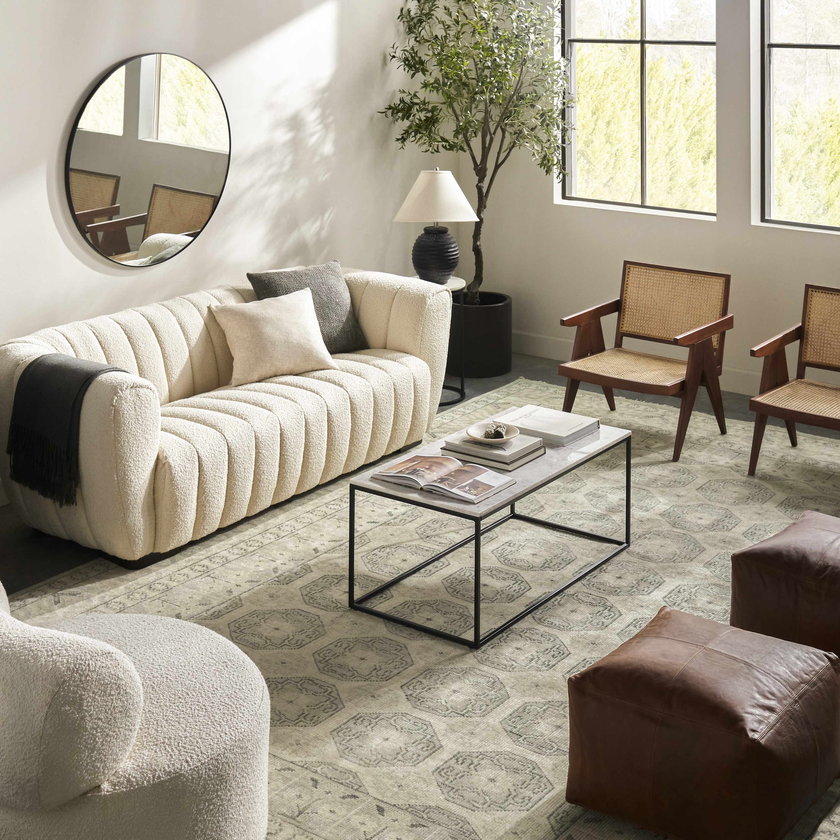 Herve 8' x 10' NZ Wool Area Rug - Hauteloom