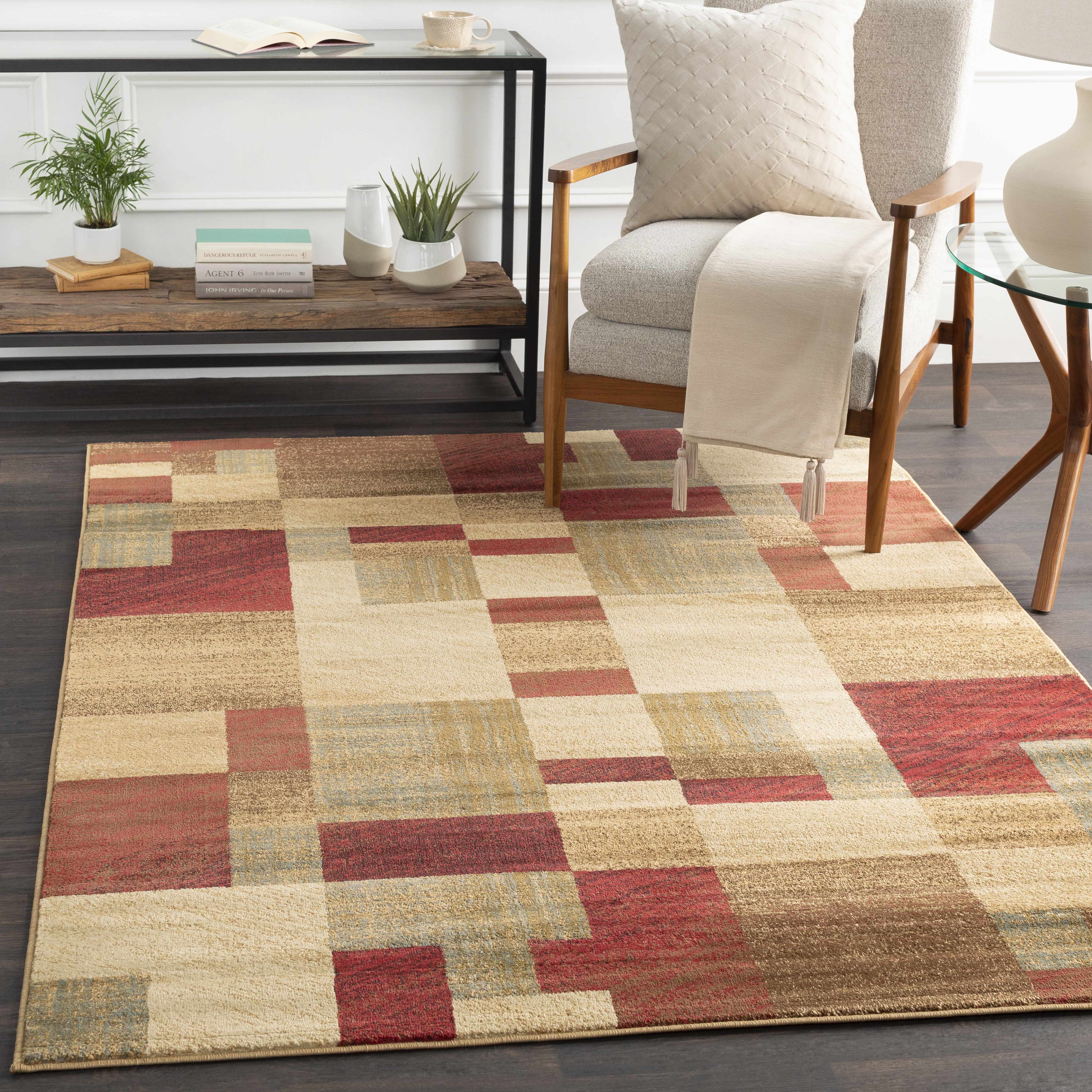 Maumee 9'10in x 12'10in Modern Area Rug - Hauteloom