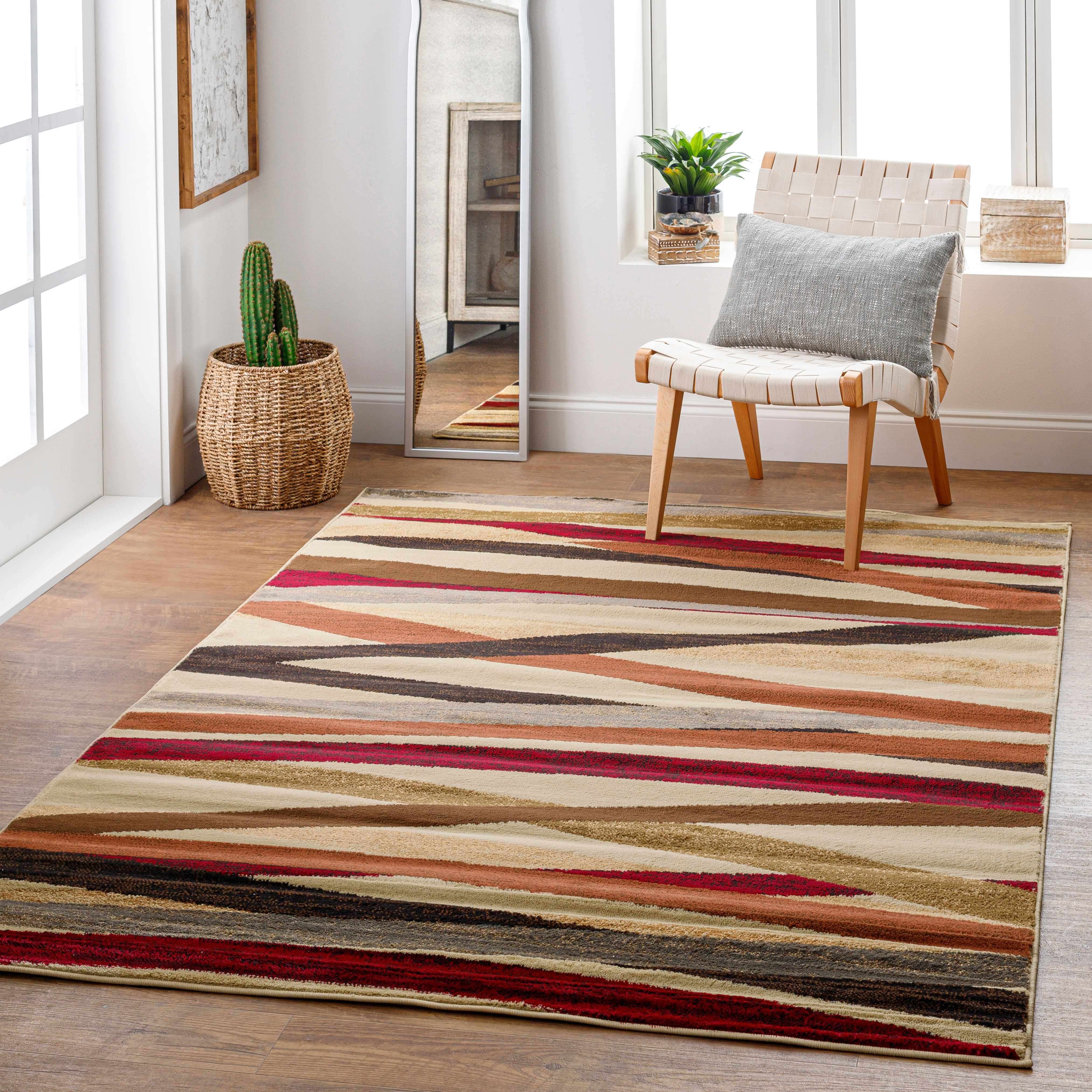 Parchment 7'10in x 10'10in Modern Area Rug - Hauteloom