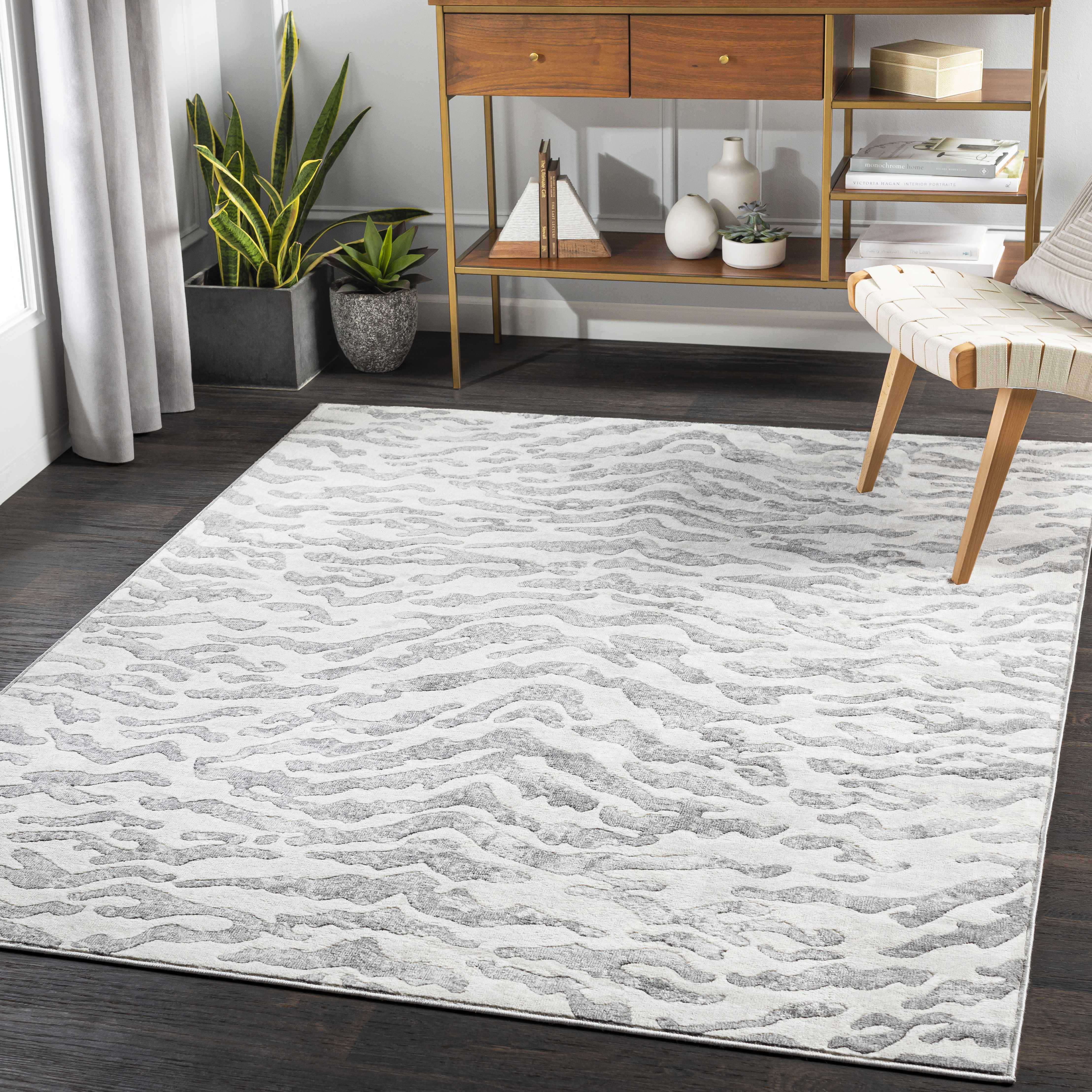Lowestoft 7'10in x 10' Modern Area Rug - Hauteloom