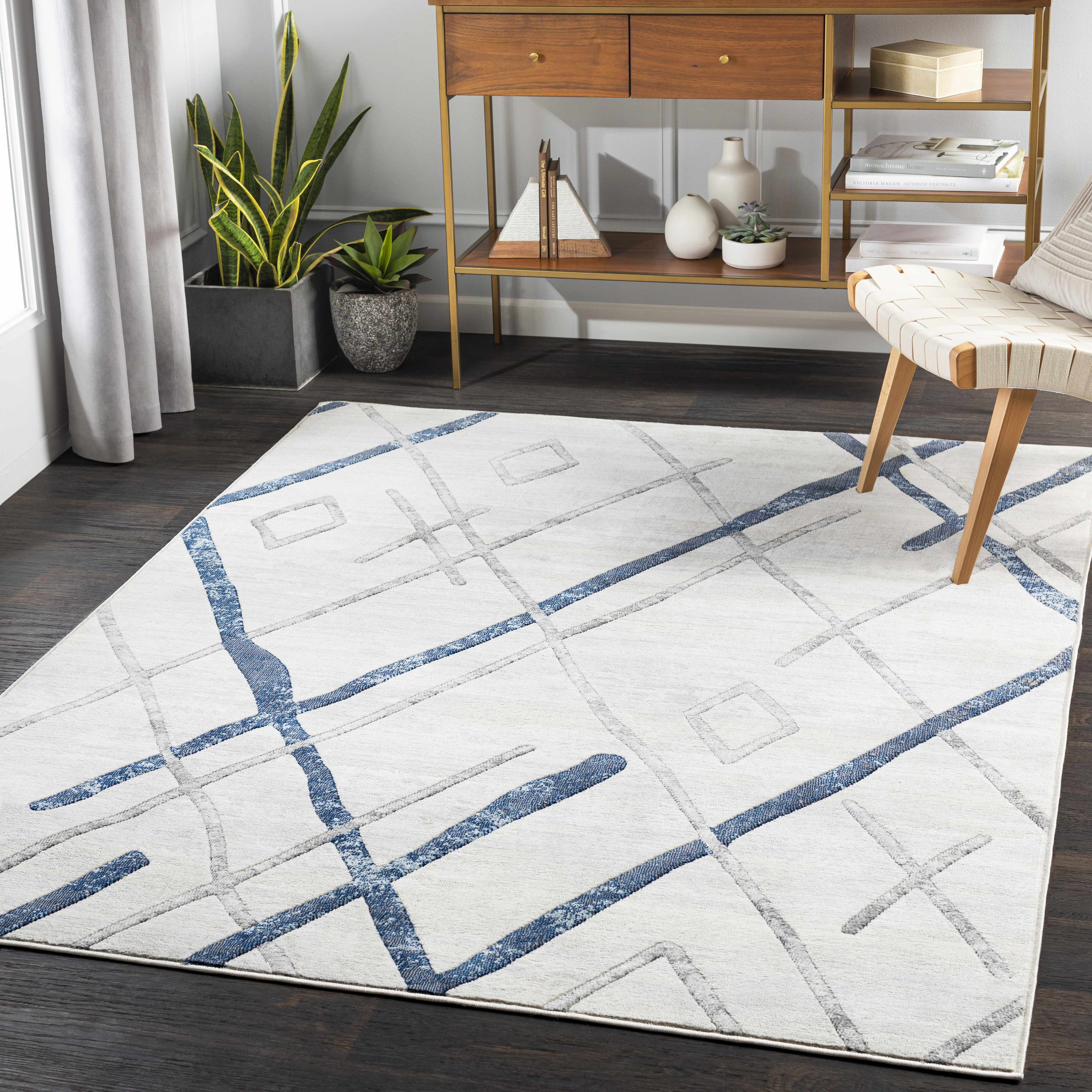 Whaplode 7'10in x 10' Modern Area Rug - Hauteloom