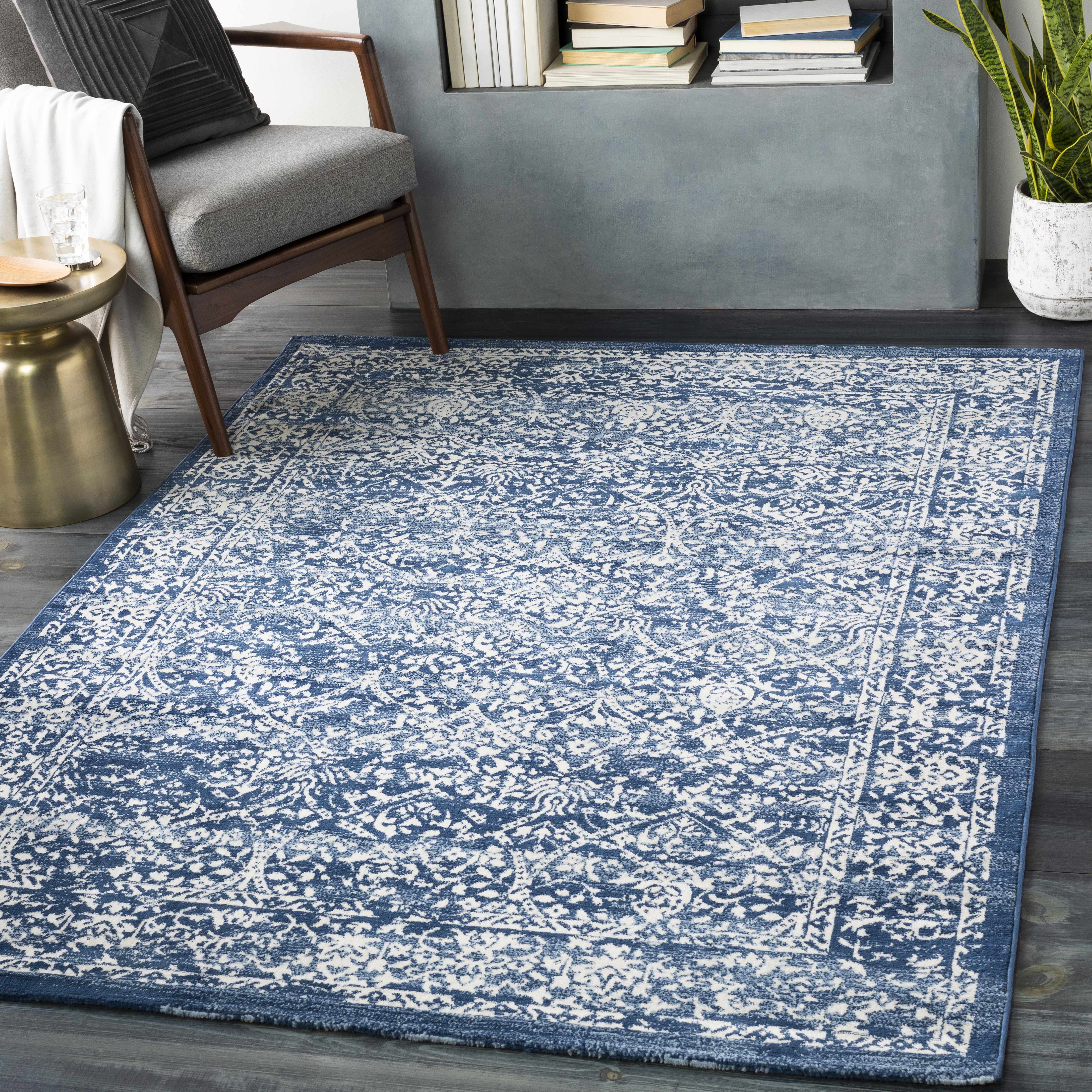 Galloway 6'7in x 9' Transitional Area Rug - Hauteloom