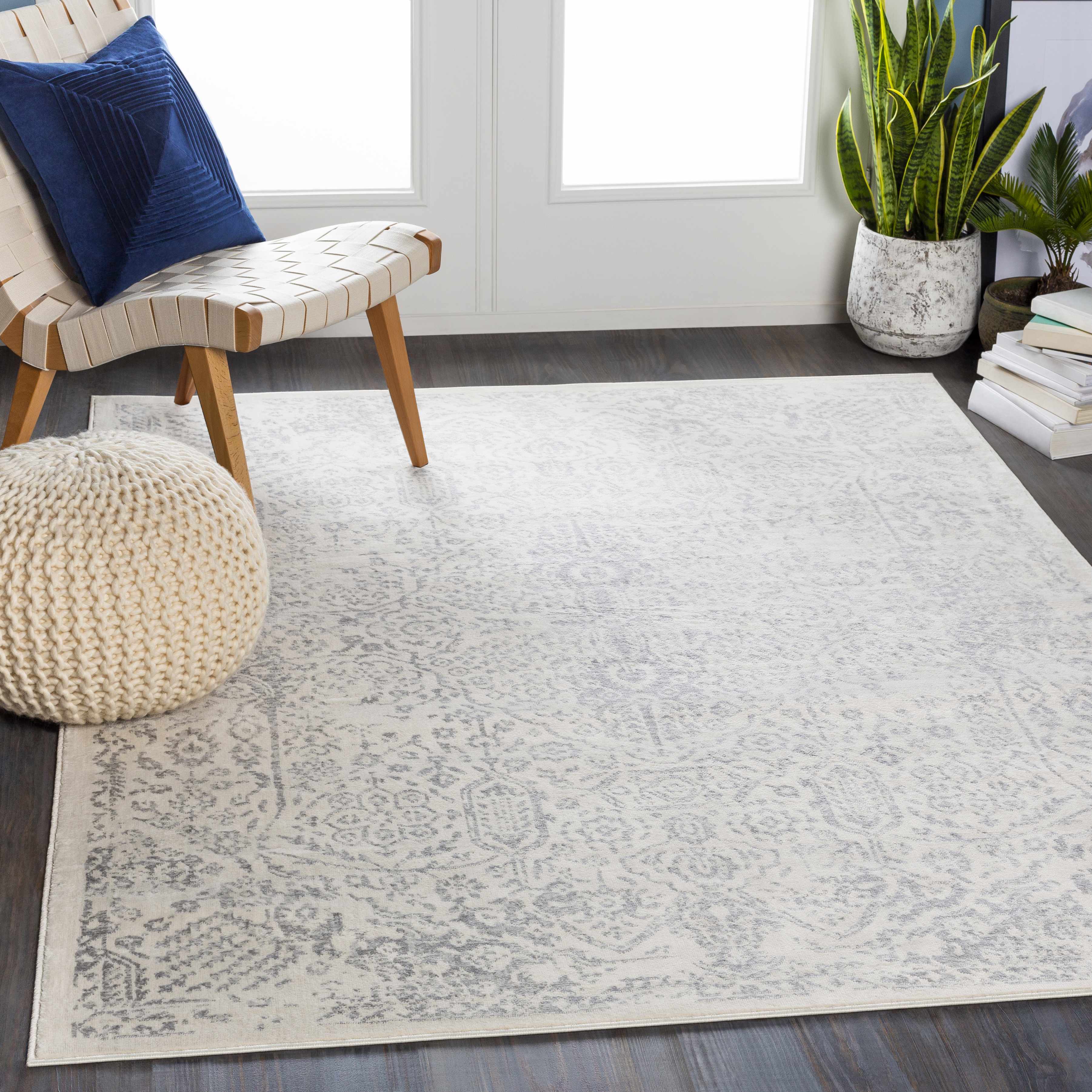 Waverton 6'7in x 9' Traditional Area Rug - Hauteloom