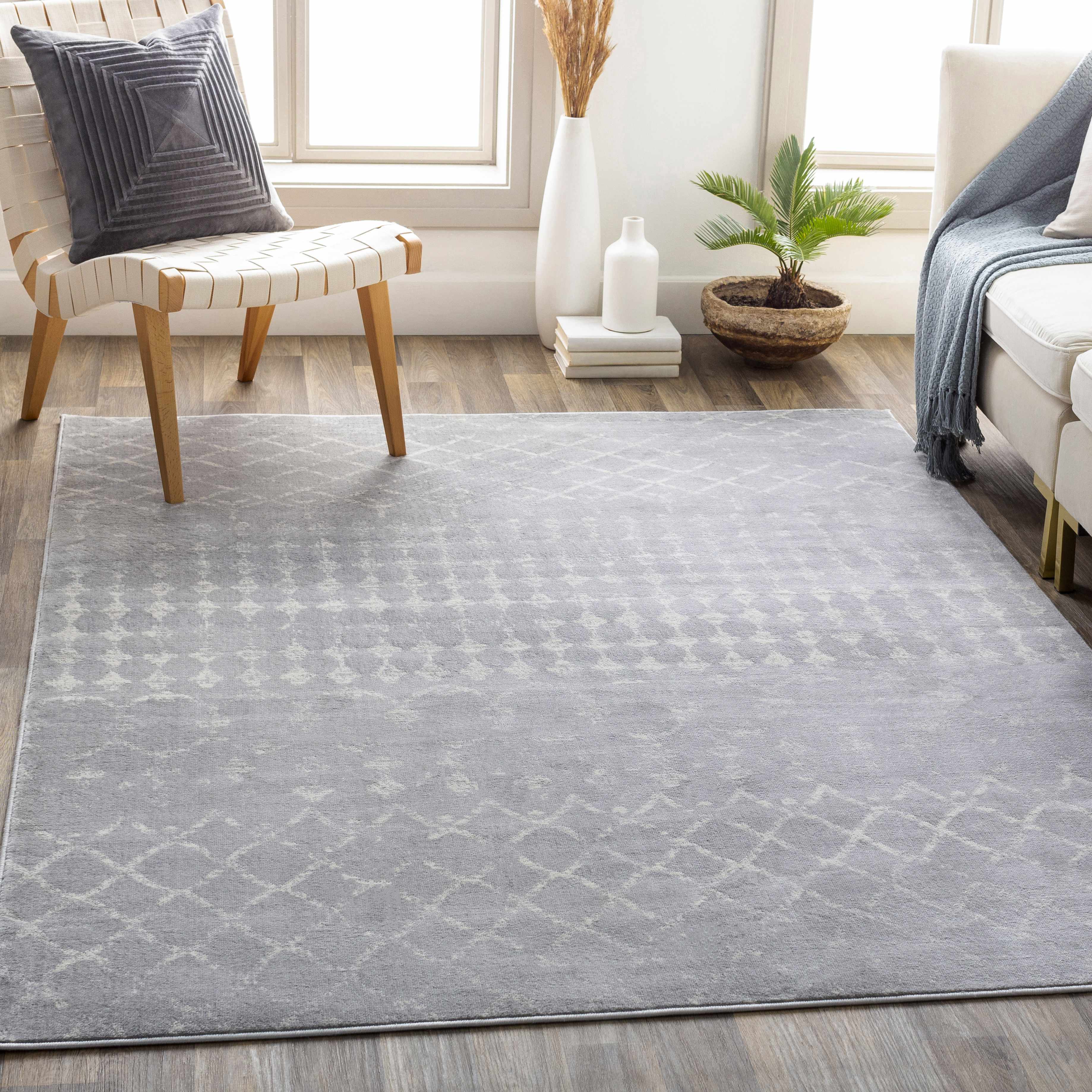 Sherborne 6'7in x 9' Modern Area Rug - Hauteloom