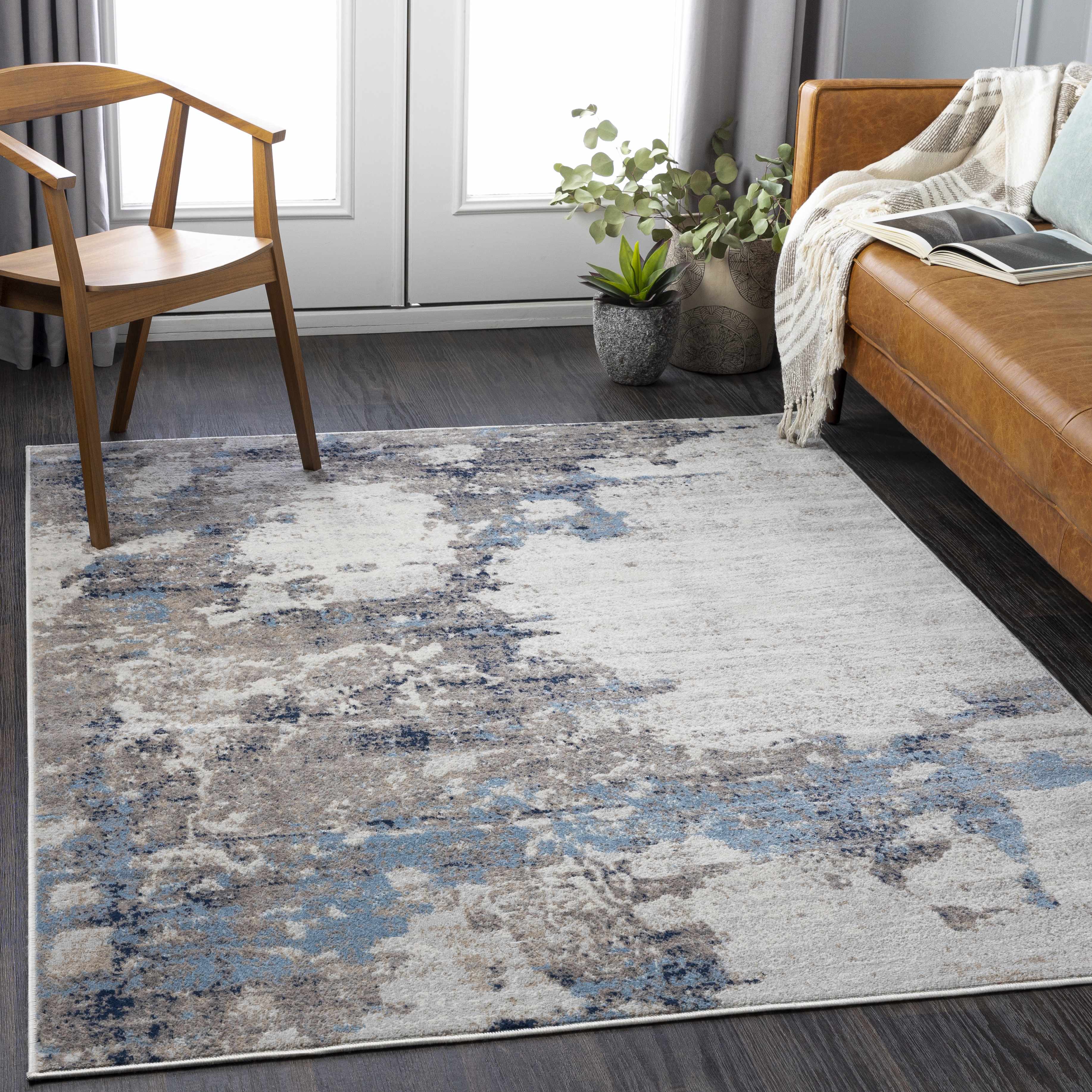 Wrightstown 9' x 12'3in Modern Area Rug - Hauteloom