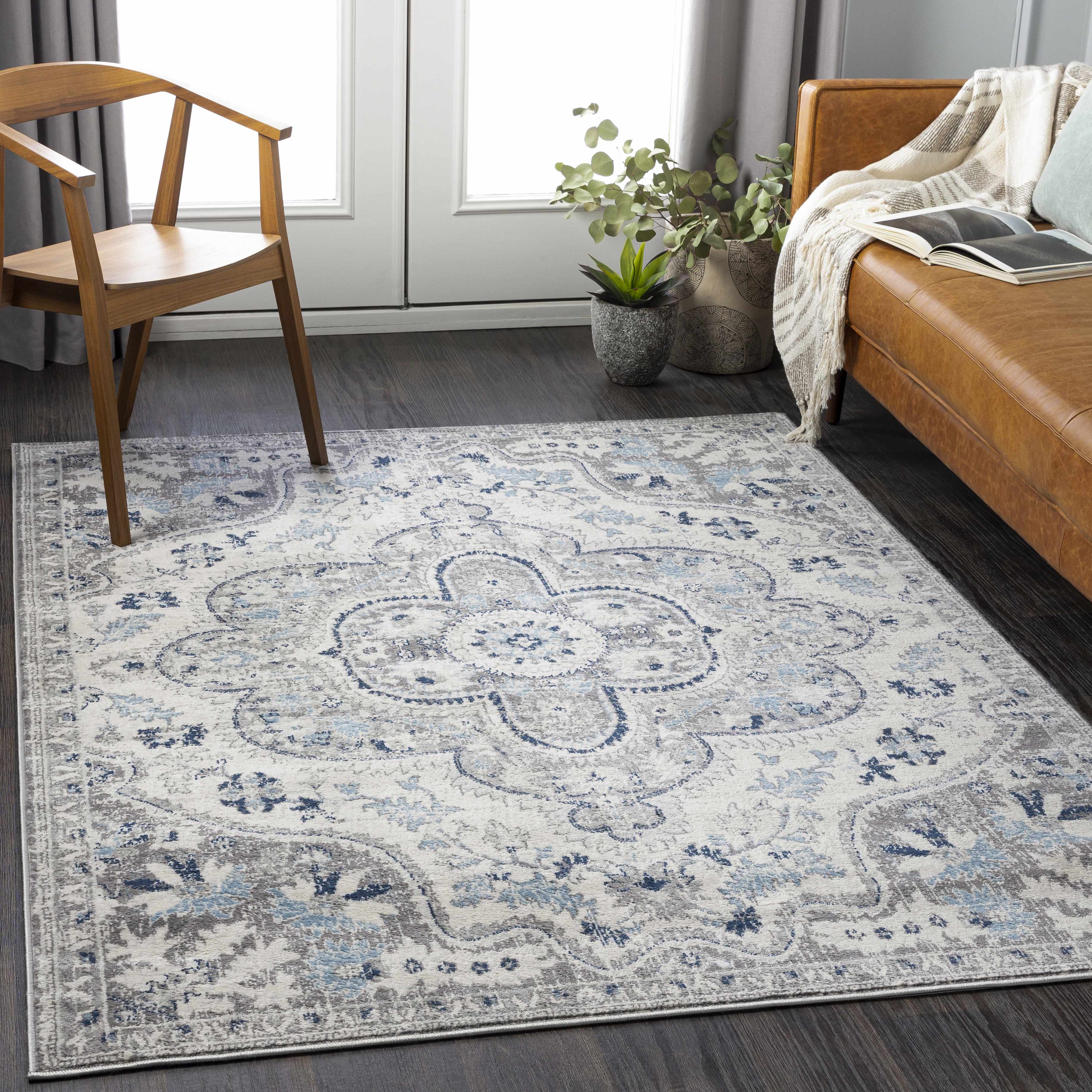 Treharris 7'10in x 10' Traditional Area Rug - Hauteloom