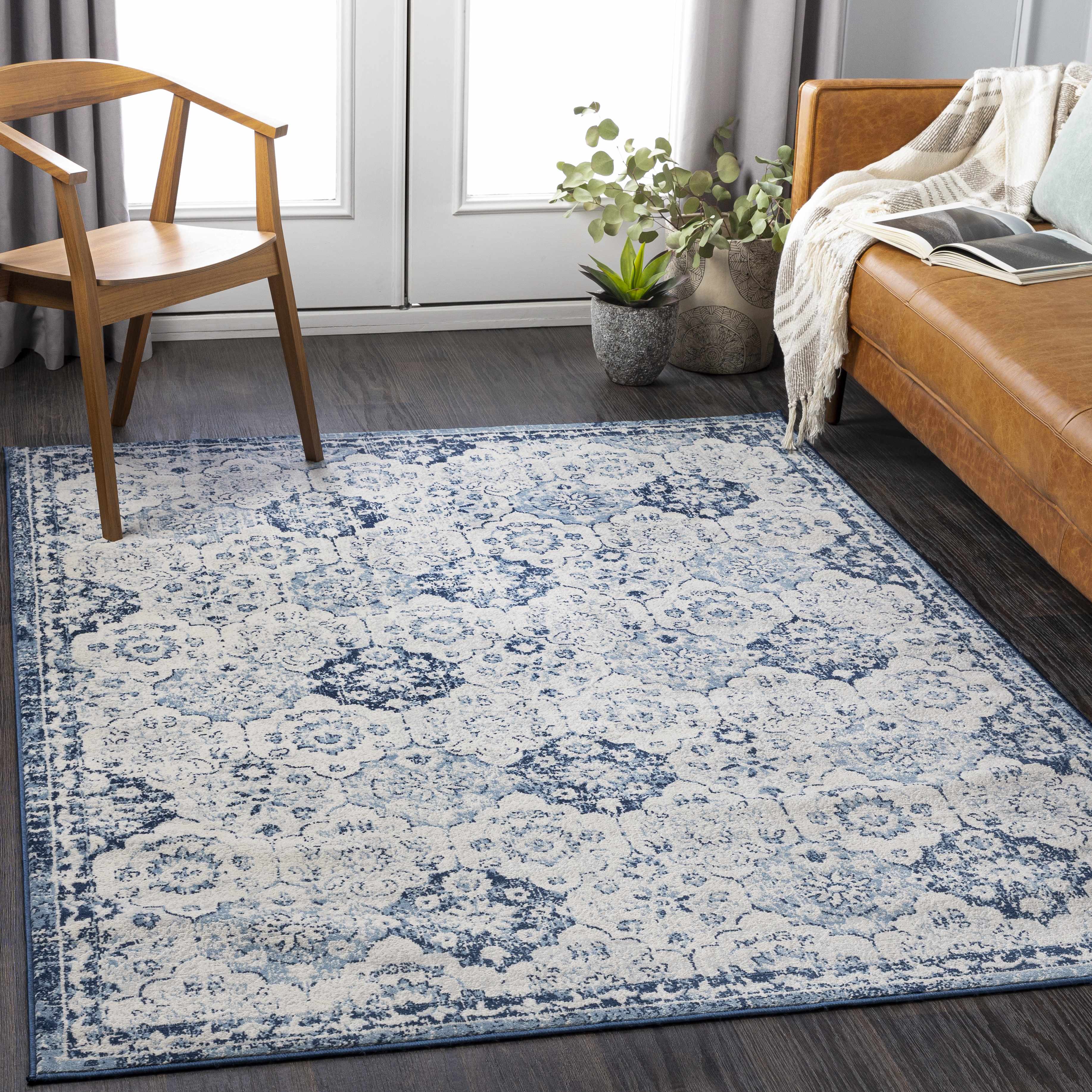 Minonk 9' x 12'3in Traditional Area Rug - Hauteloom