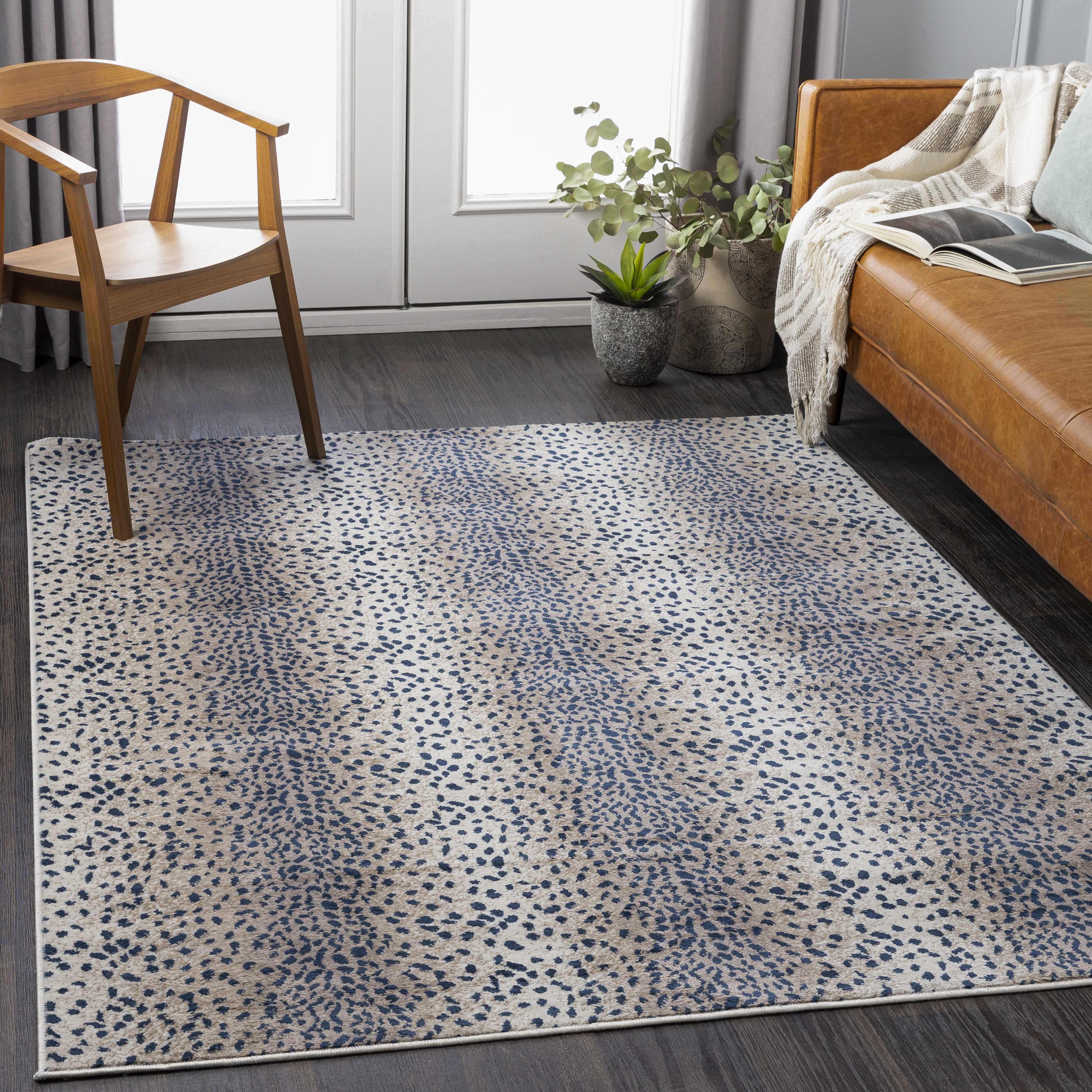 Livingston 7'10in x 10' Modern Area Rug - Hauteloom