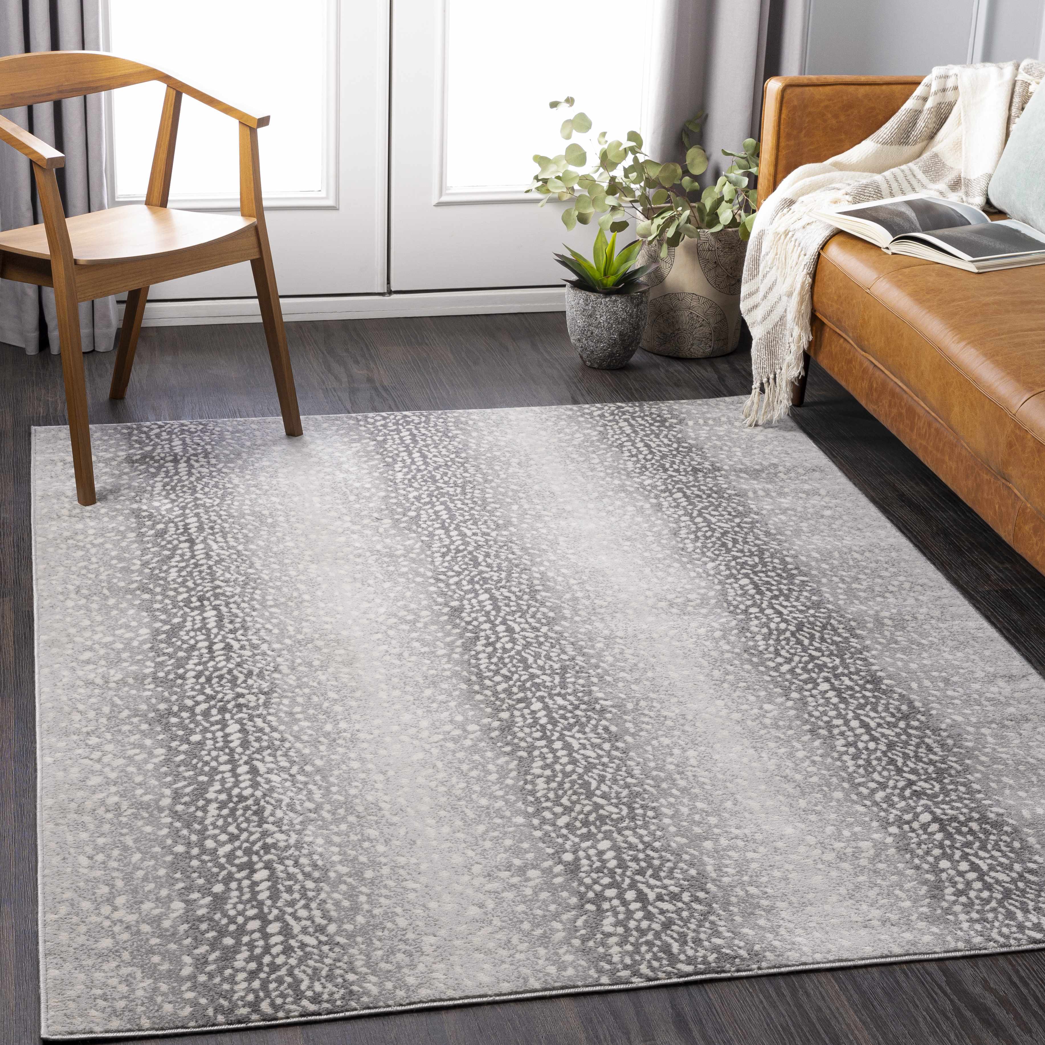 Hollingworth 7'10in x 10' Modern Area Rug - Hauteloom