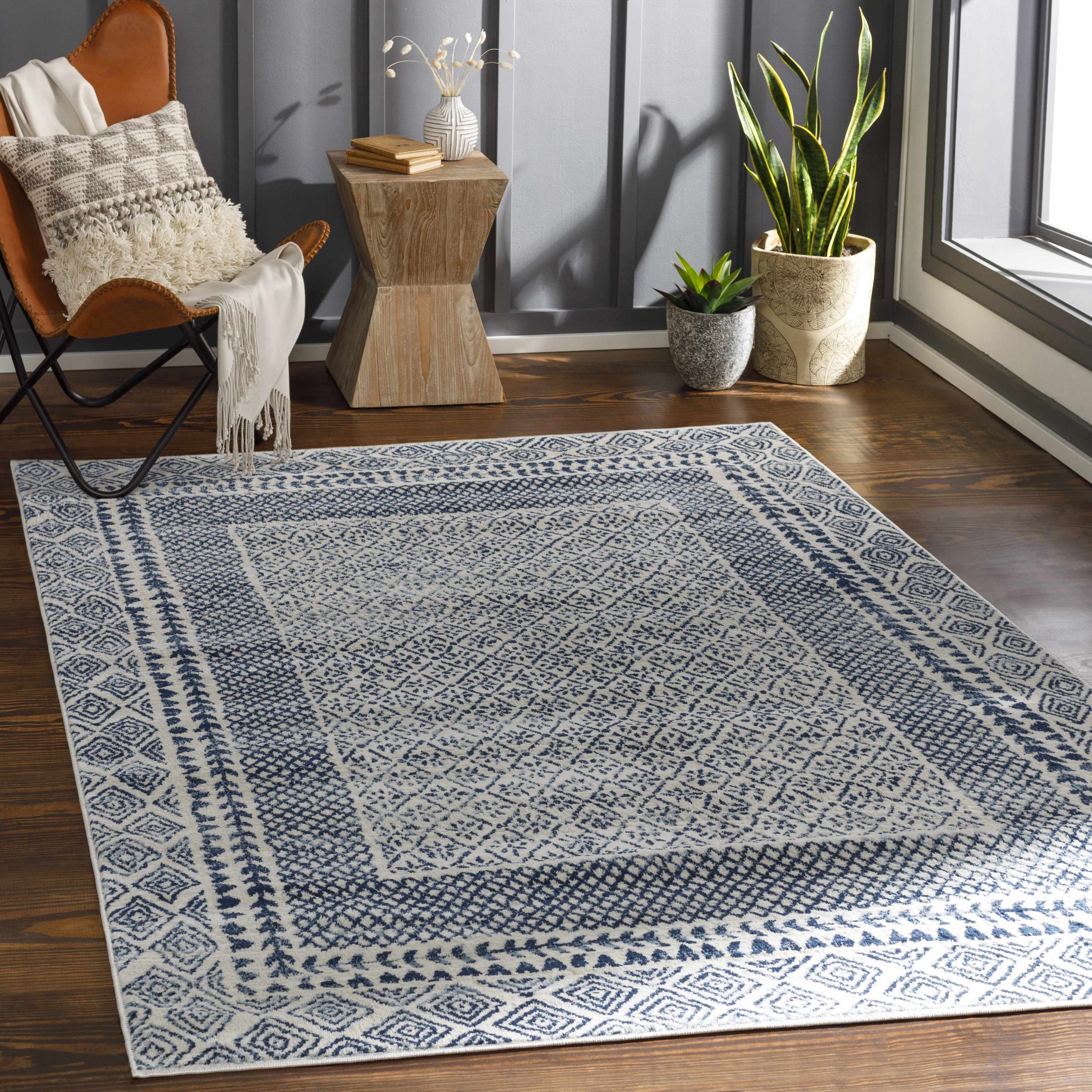 Mohrsville 5'3in x 7'1in Modern Farmhouse Moroccan Area Rug - Hauteloom