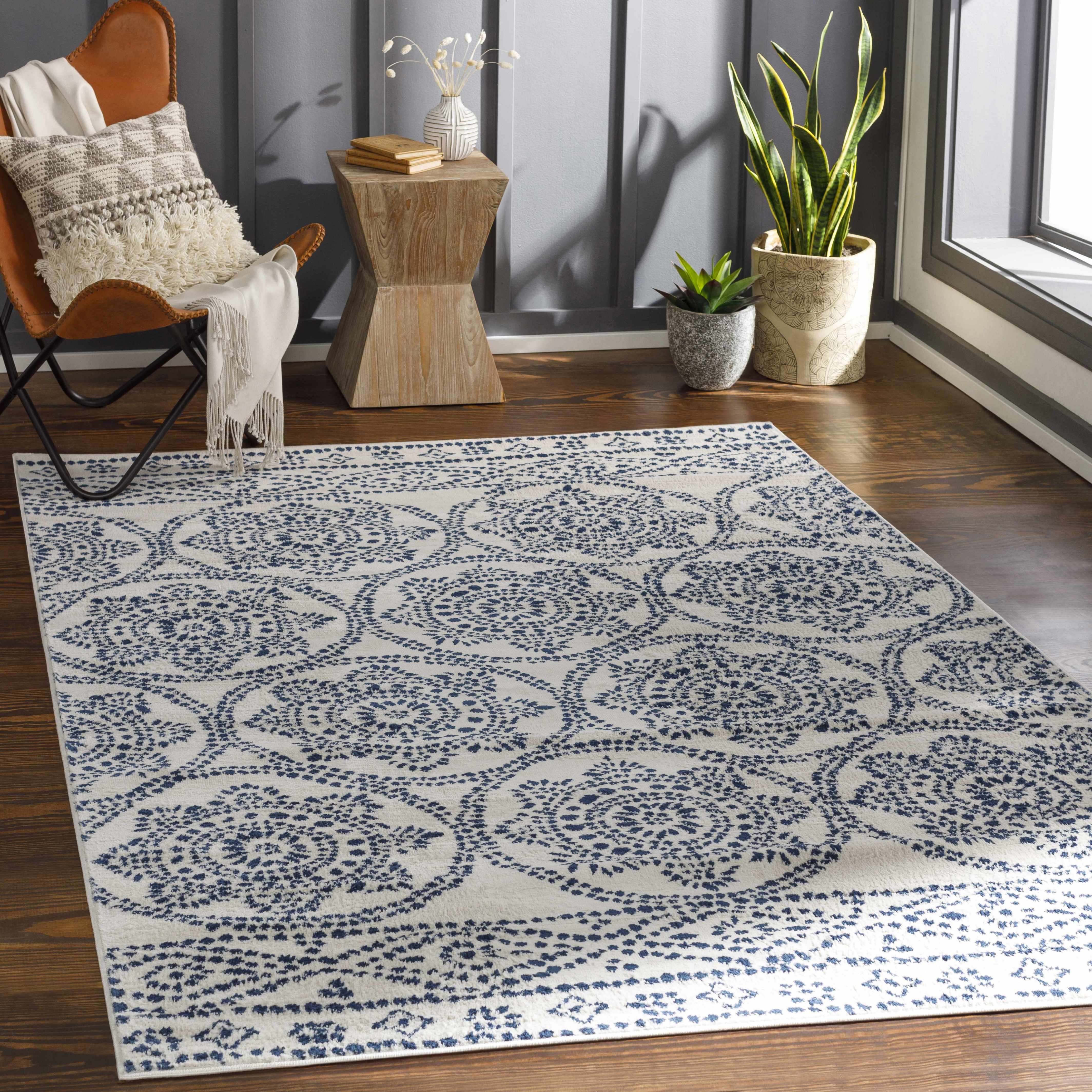 Woolpit 7'10in x 10' Modern Farmhouse Moroccan Area Rug - Hauteloom