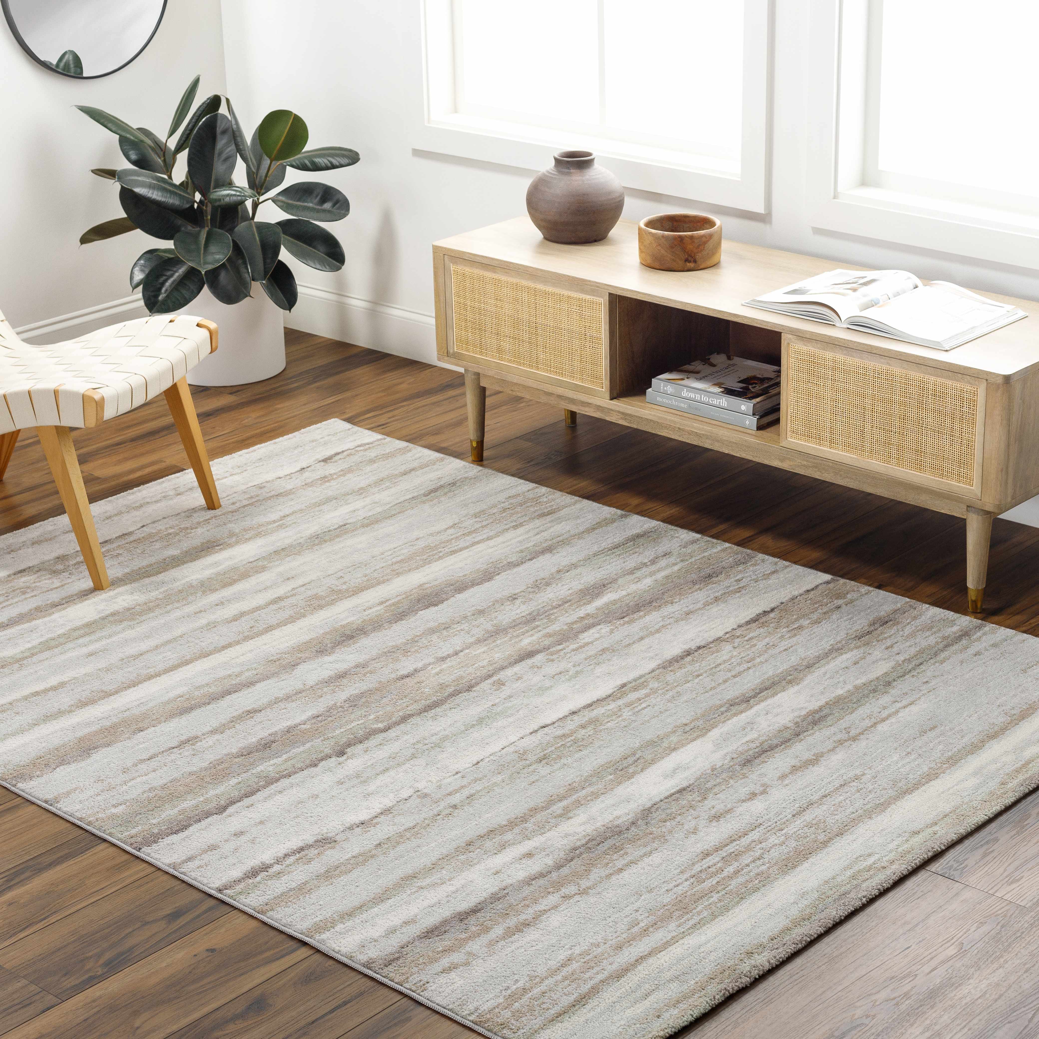 Matan 6'7in x 9' Modern Area Rug - Hauteloom