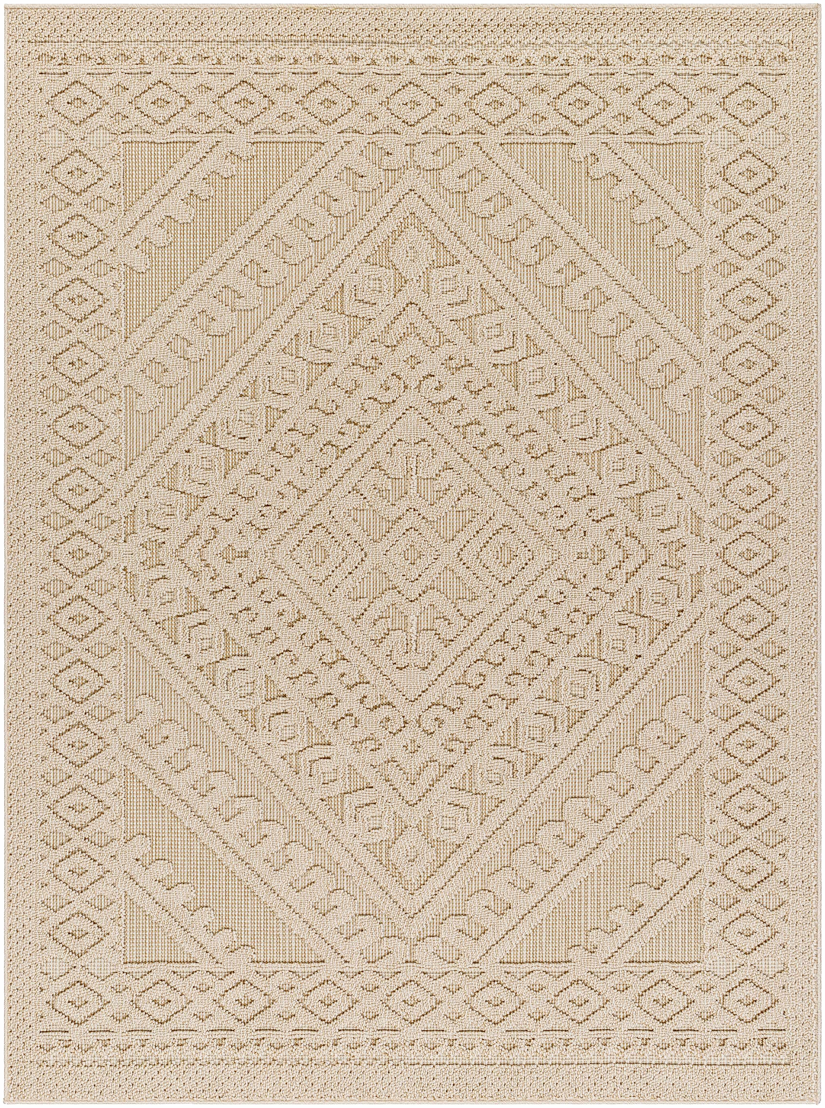 Hibah 5'3in x 7' Outdoor Area Rug - Hauteloom