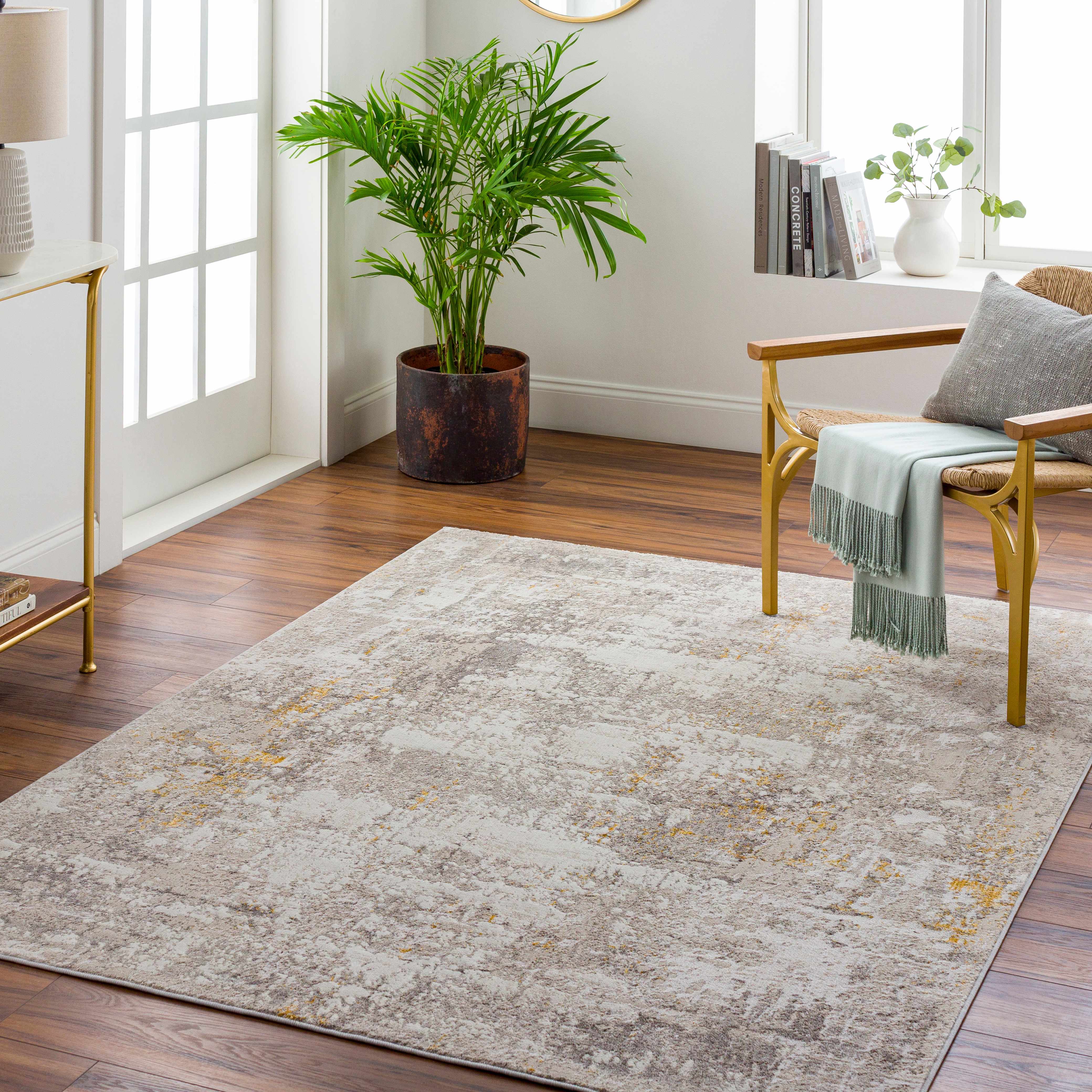 Esma 6'7in x 9' Area Rug - Hauteloom