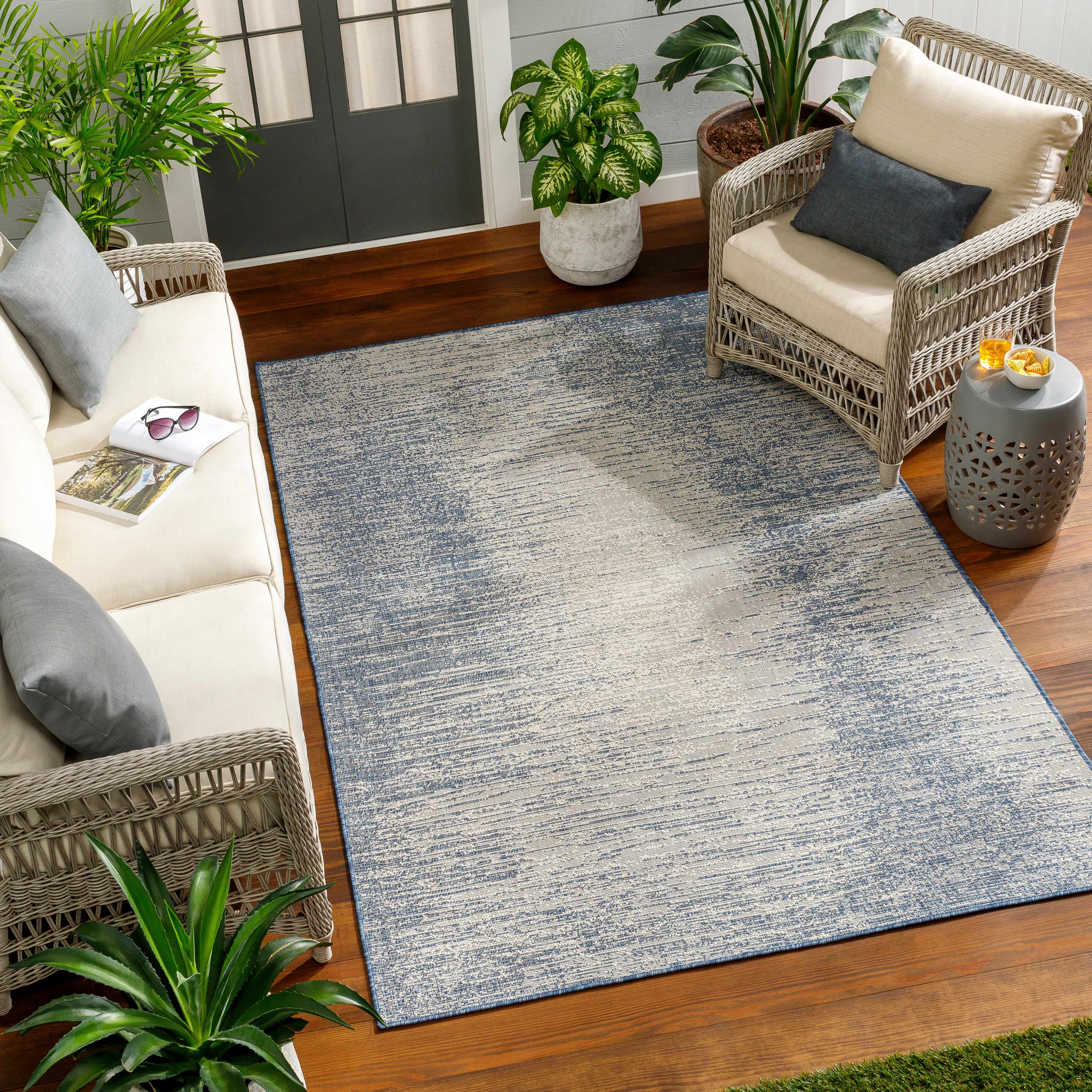 Medi 5'3in x 7' Outdoor Area Rug - Hauteloom