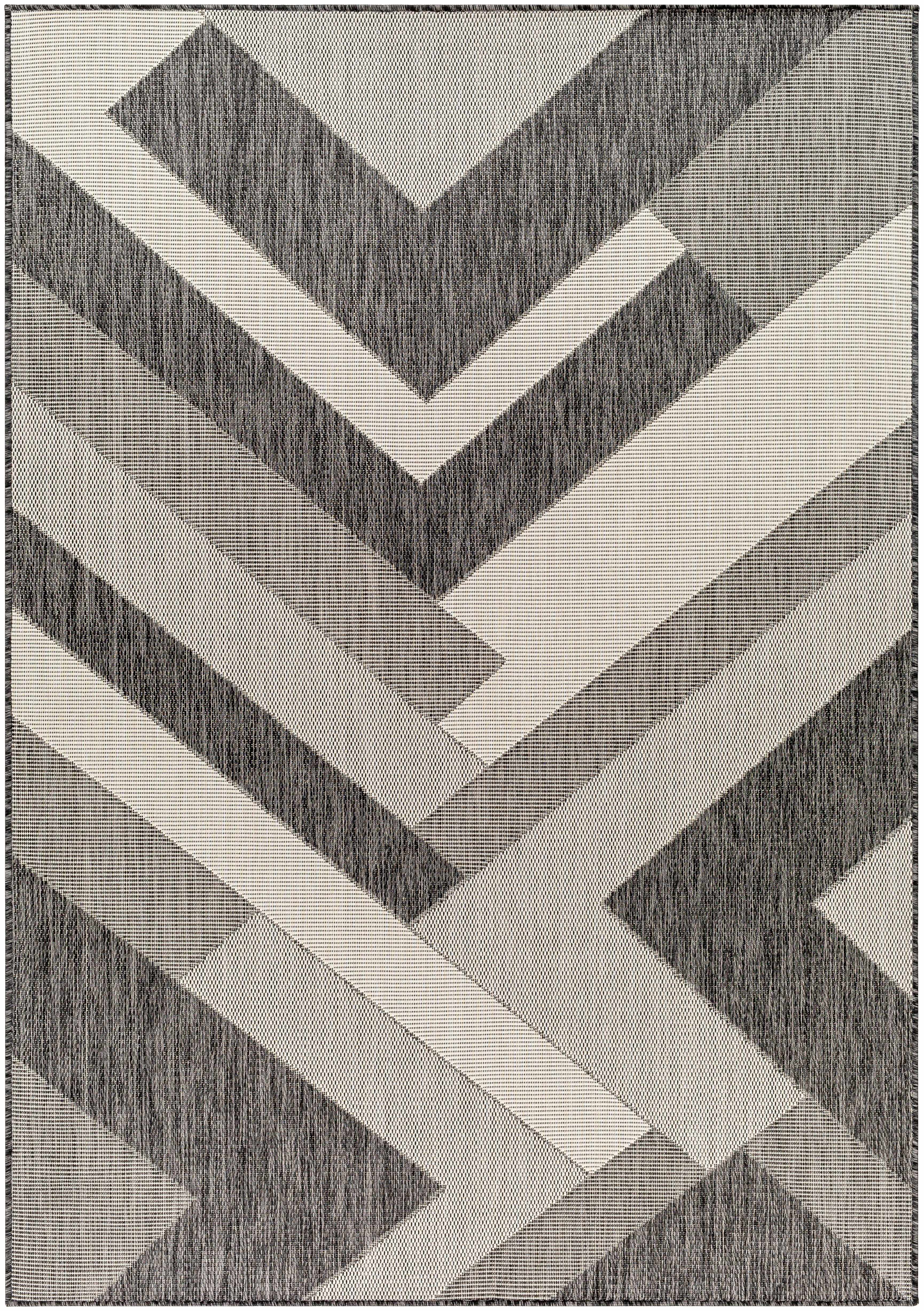 Adwen 6'7in x 9' Outdoor Area Rug - Hauteloom