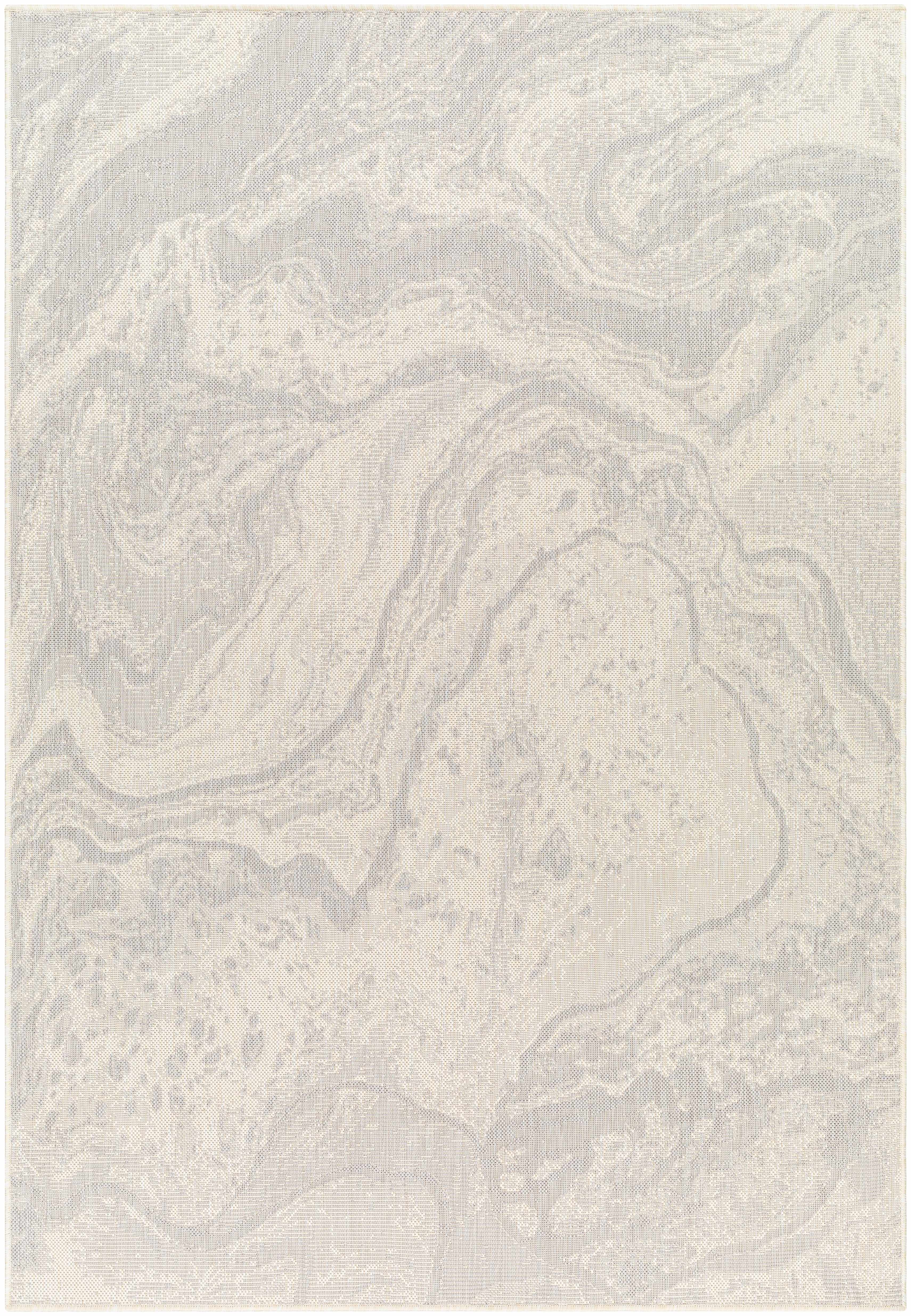 Basma 5'3in x 7' Outdoor Area Rug - Hauteloom