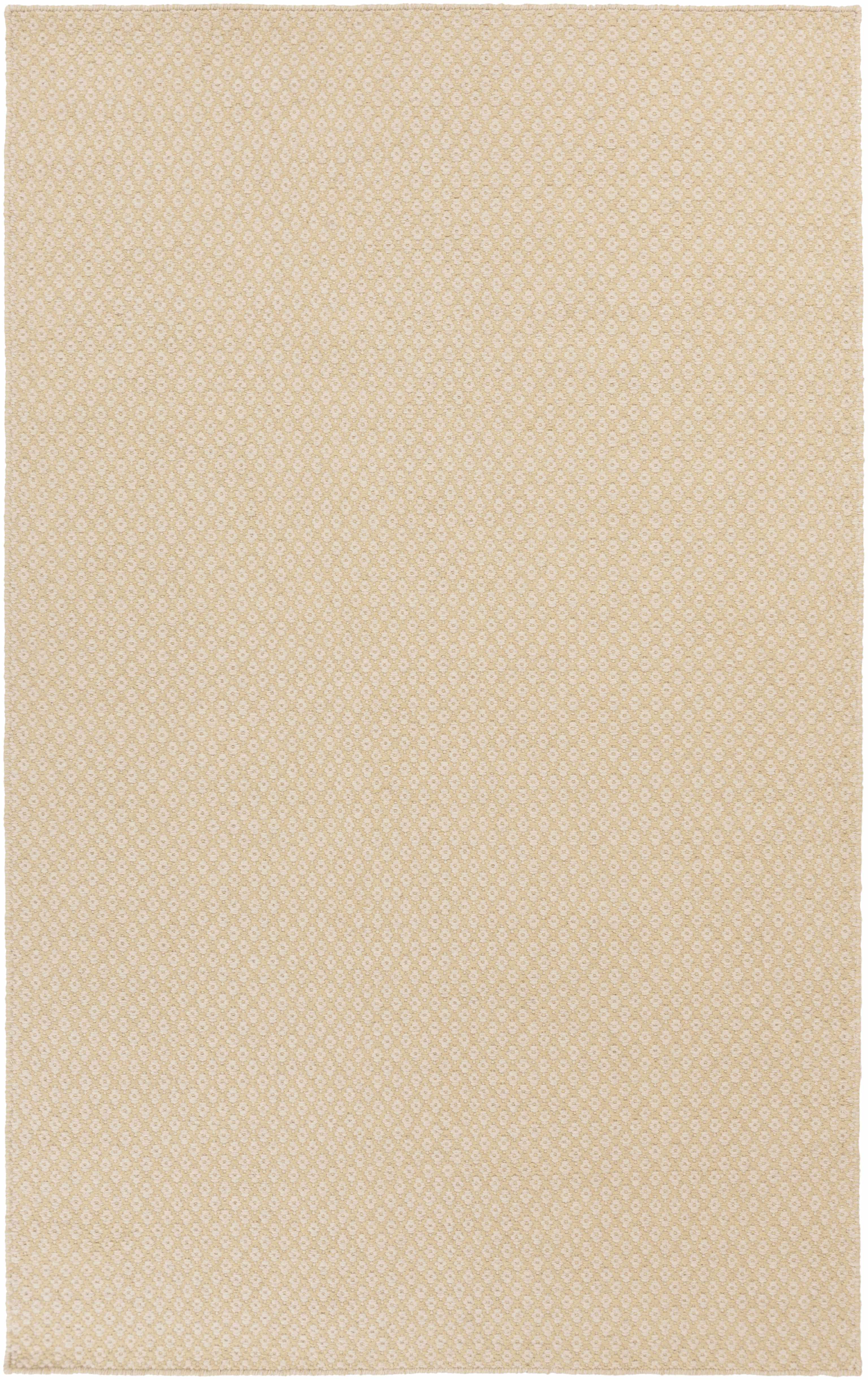 Gheen 2' x 3' Solid & Border Solid Stripes Wool Area Rug - Hauteloom