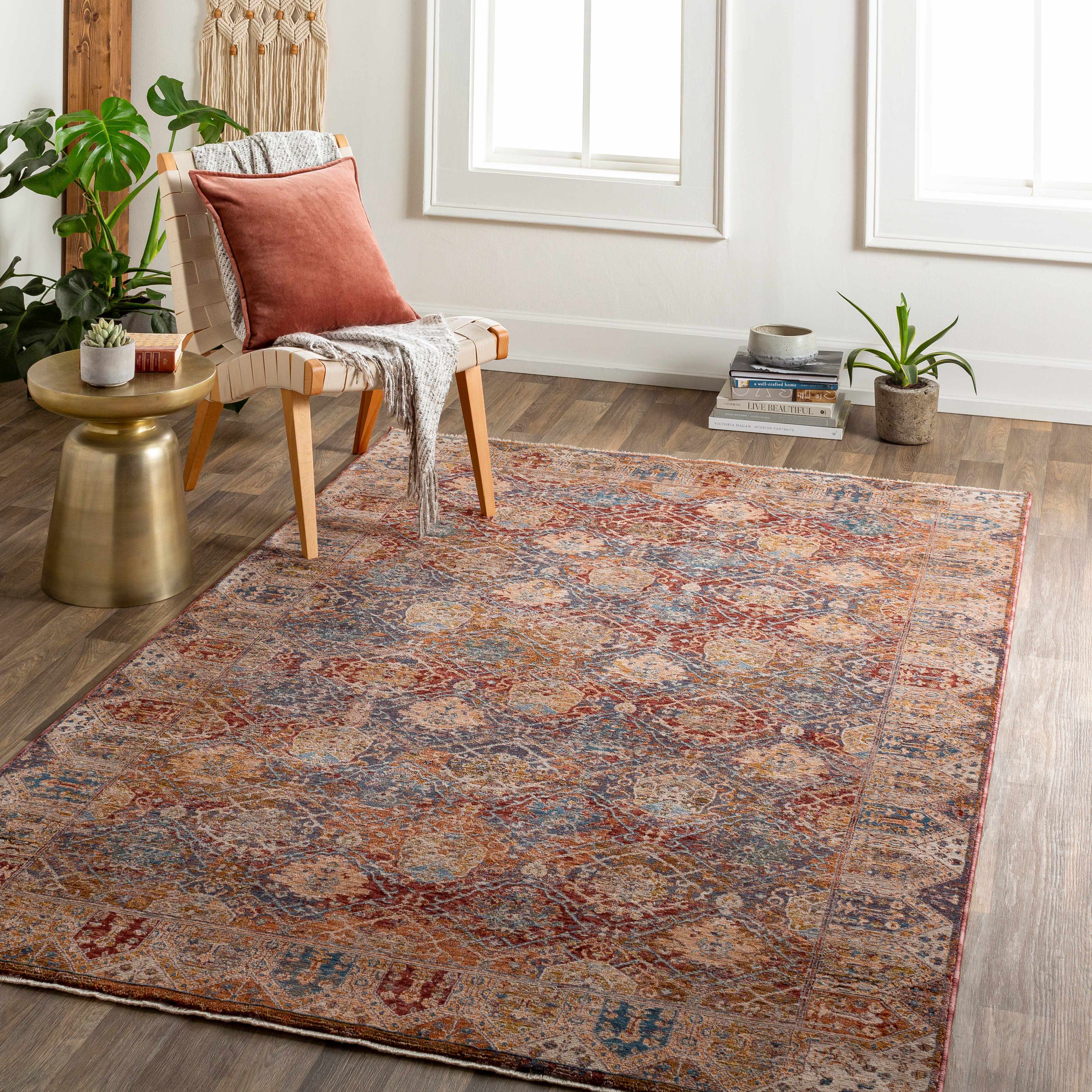 Anambongan 5' x 8'2in Updated Traditional Farmhouse Area Rug - Hauteloom