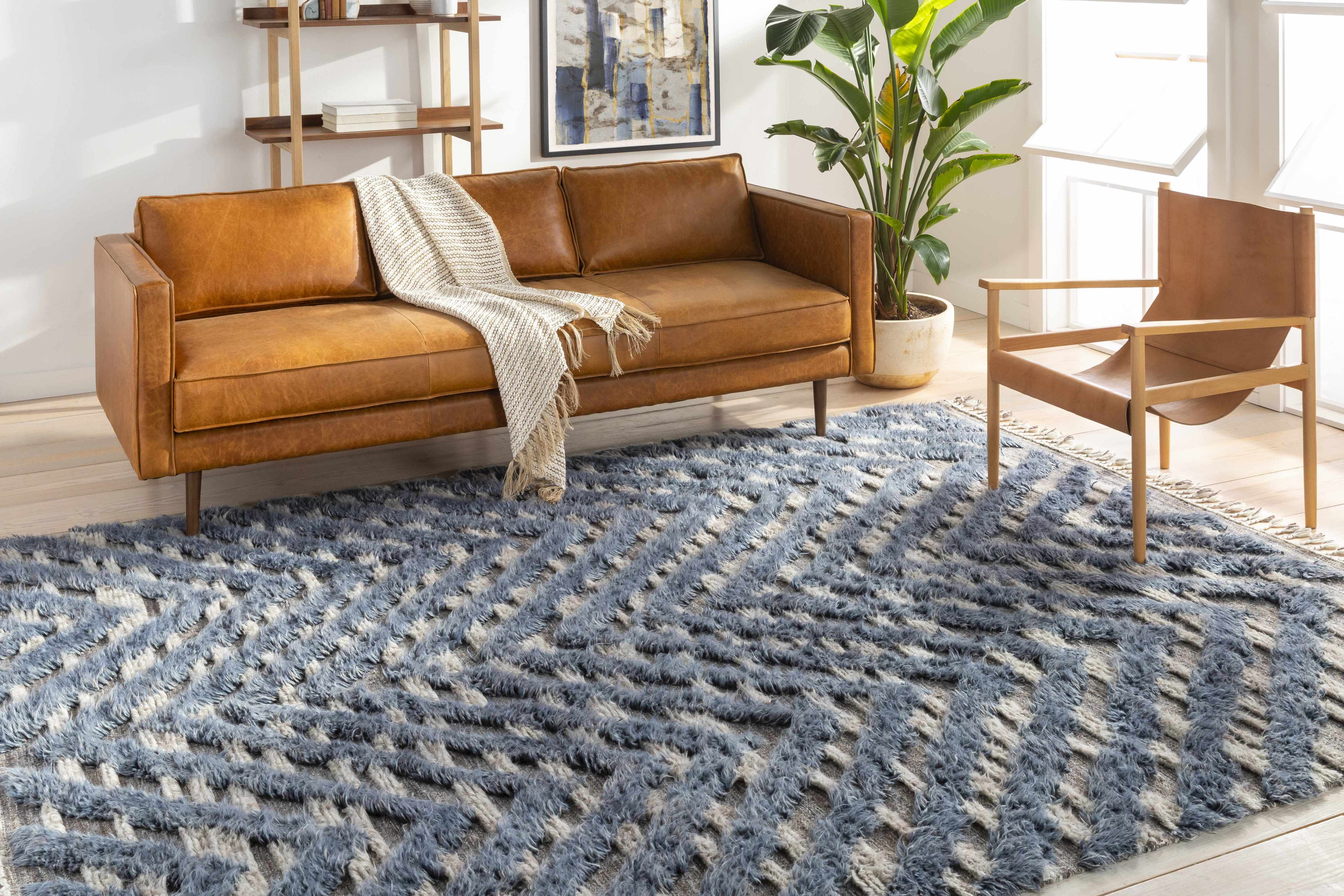 Lambsburg 6' x 9' Modern Wool Area Rug - Hauteloom